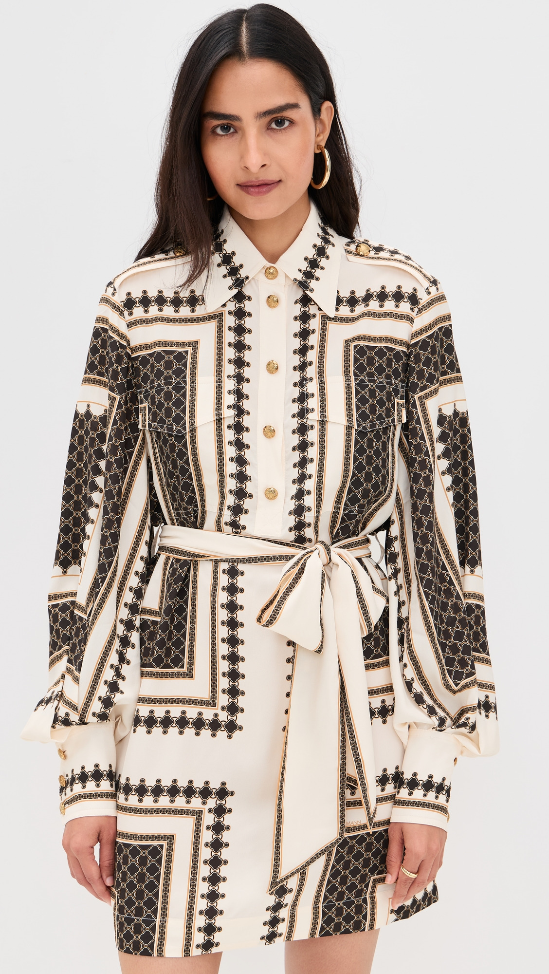 Scarf Mini Dress - 6