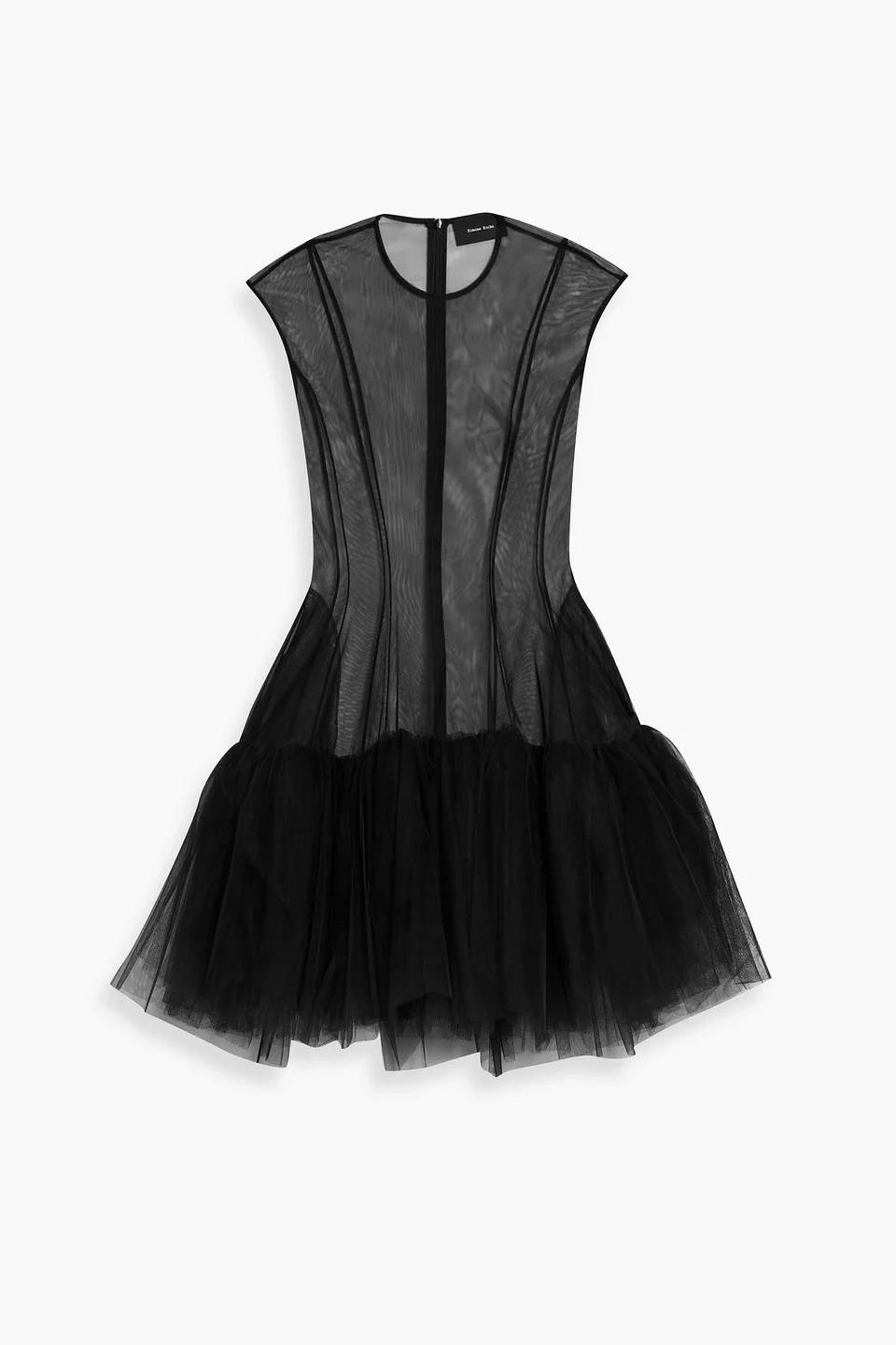 Layered tulle mini dress - 1