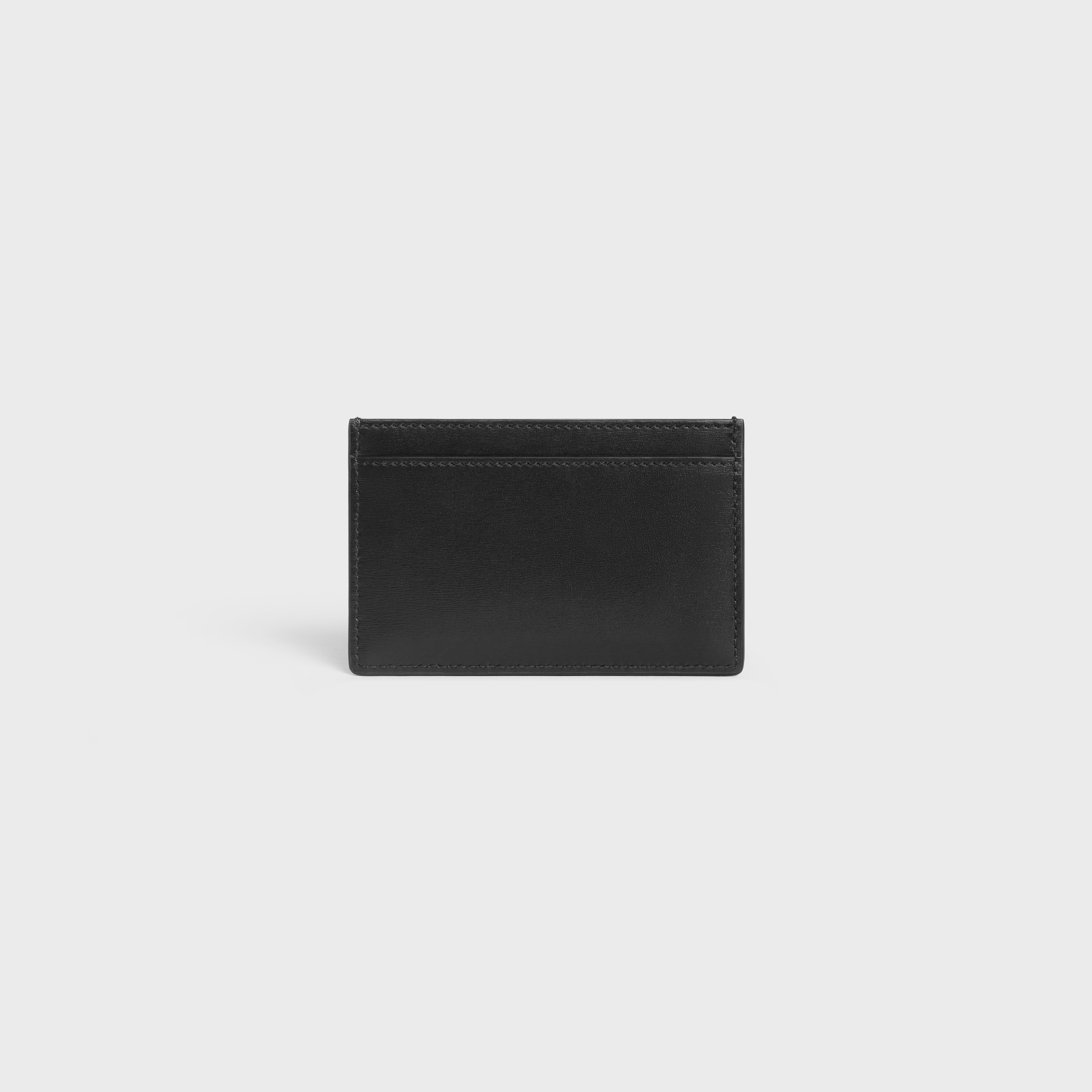 CARD HOLDER CUIR TRIOMPHE IN SHINY CALFSKIN - 3