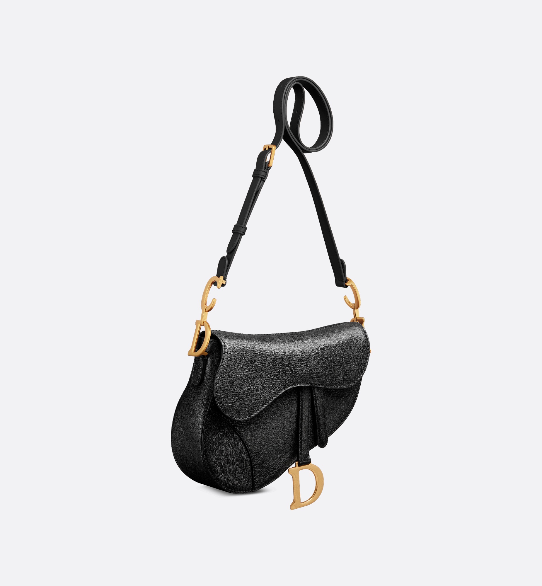 Medium Soft Saddle Bag with Strap - 4
