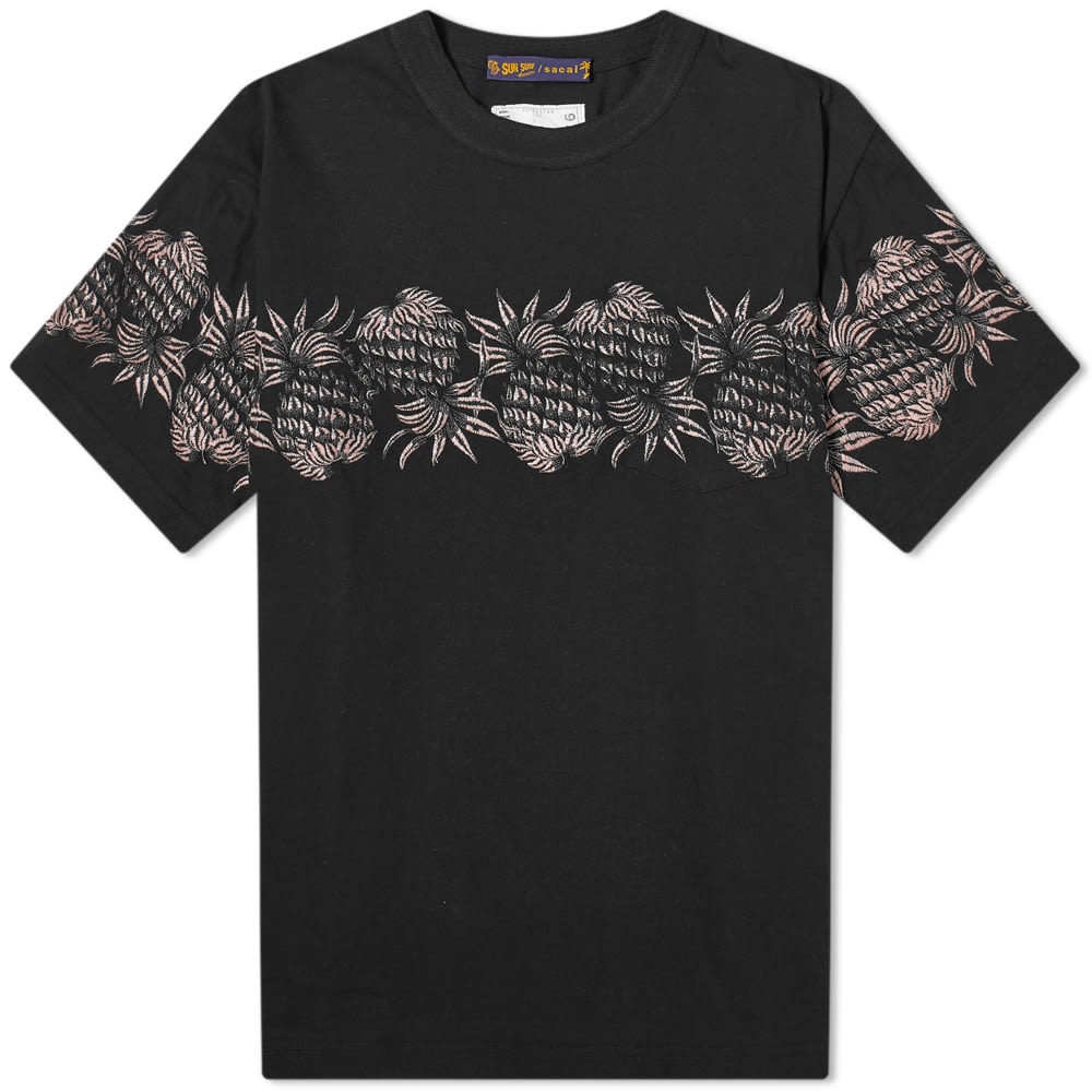 Sacai x Sun Surf Pineapple Embroidered Tee - 1