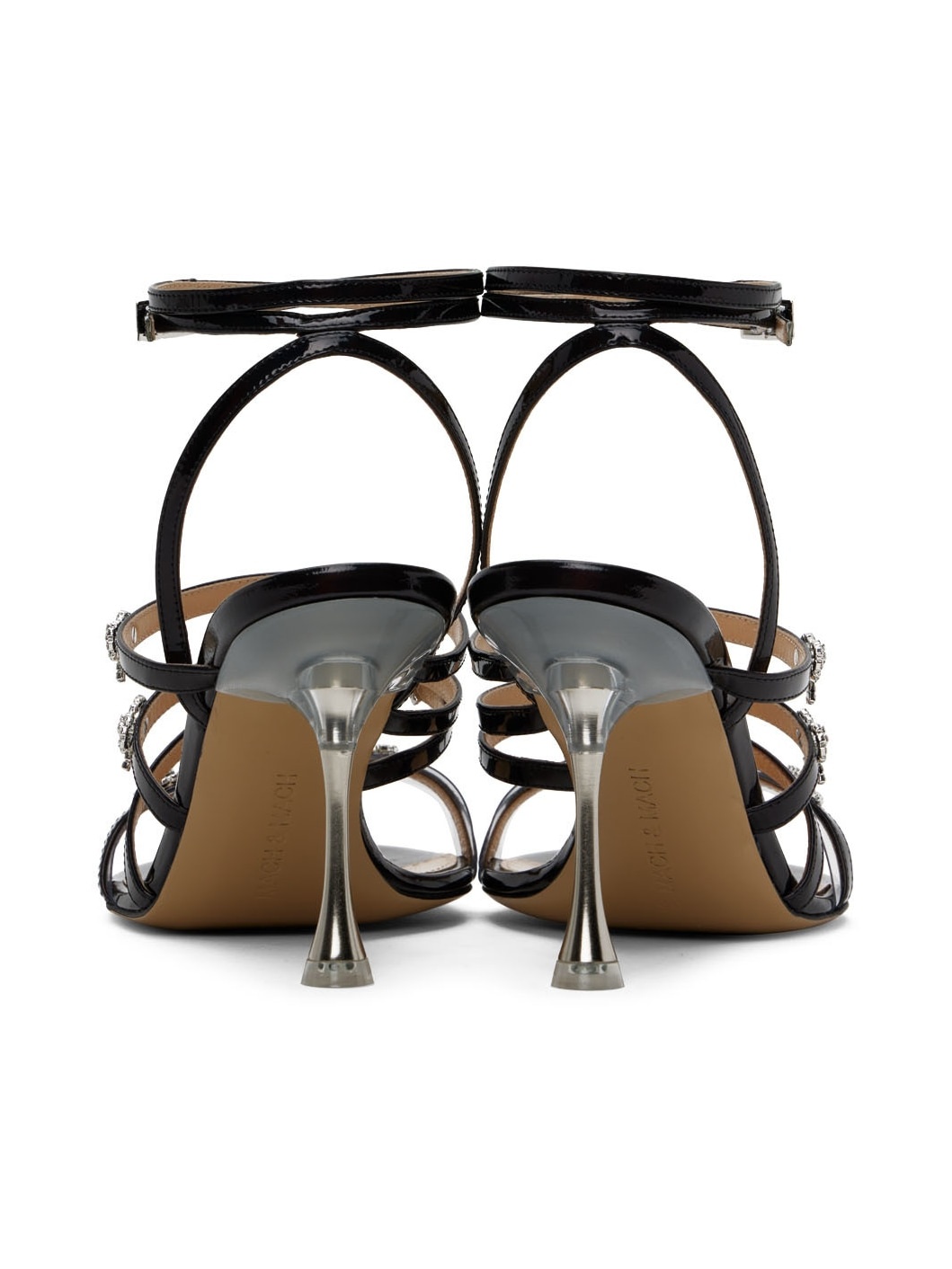 【関税込み】MACH & MACH ブラック Camille 95 ヒール MACH & MACH Black Camille 95 Heels | REVERSIBLE