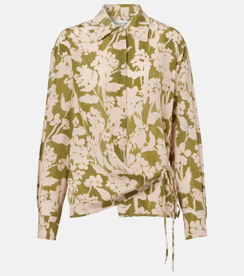 floral-print shirt - 1