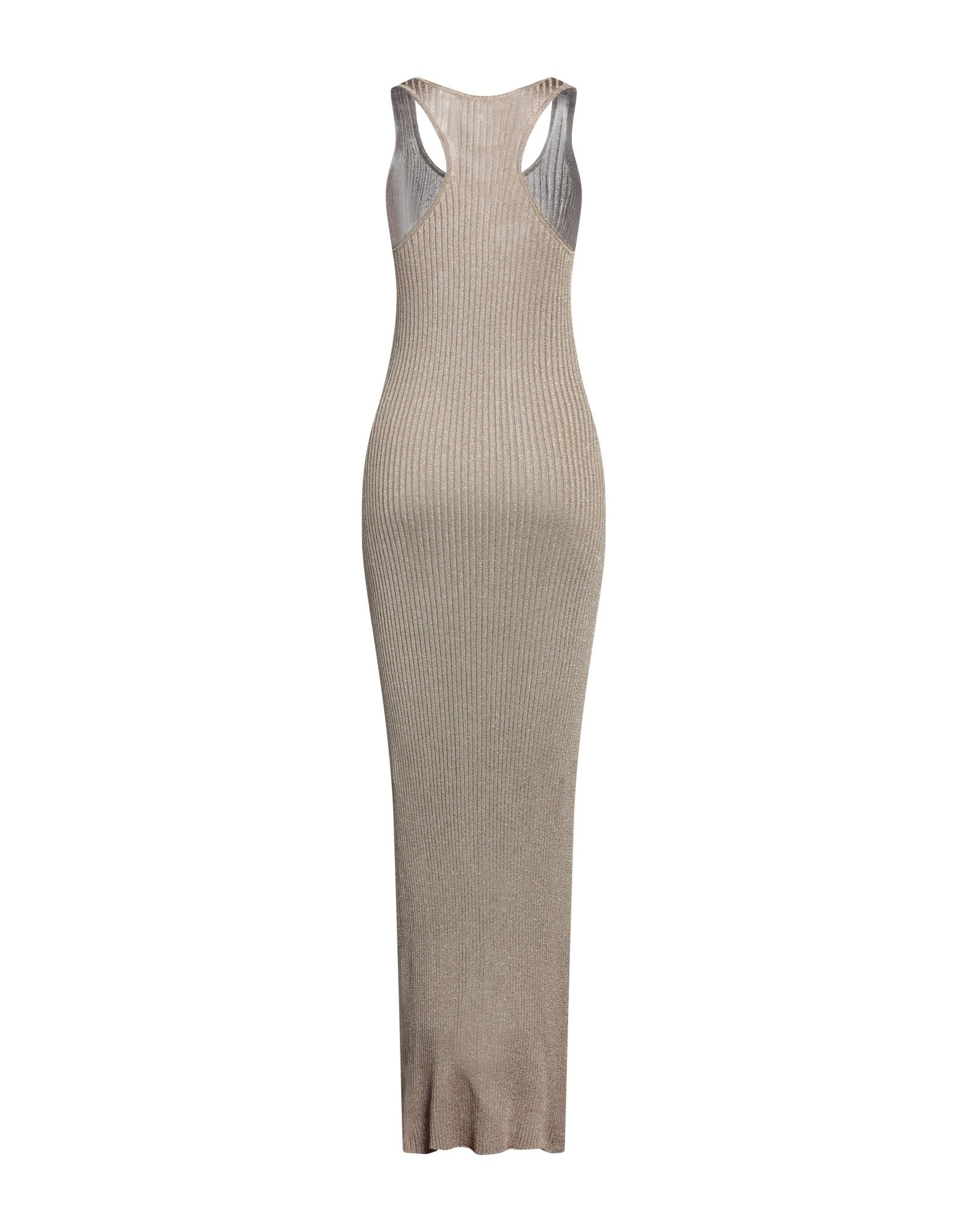 Gold Women's Long Dress - 2