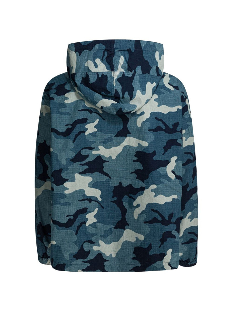 BEAMS PLUS camouflage hoodie outlook