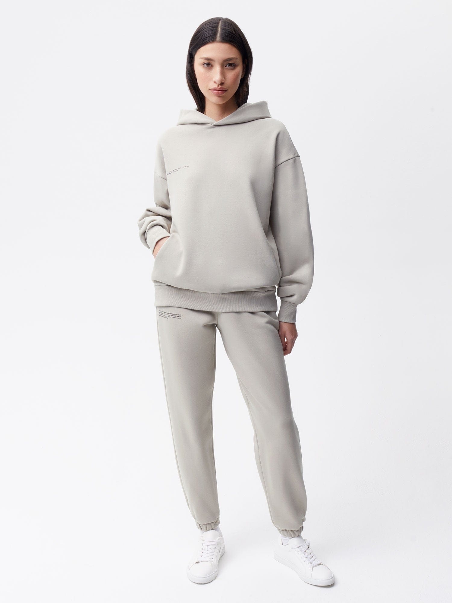 Womens 365 Heavyweight Track Pants - Stone - 2