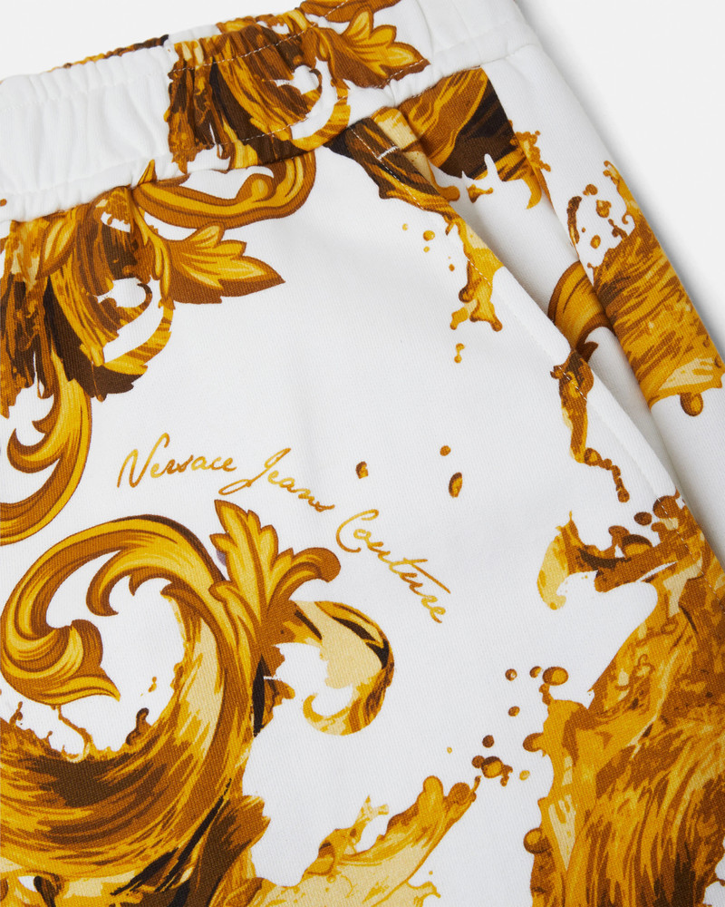 VERSACE JEANS COUTURE Printed Cotton-Jersey Sweatpants outlook