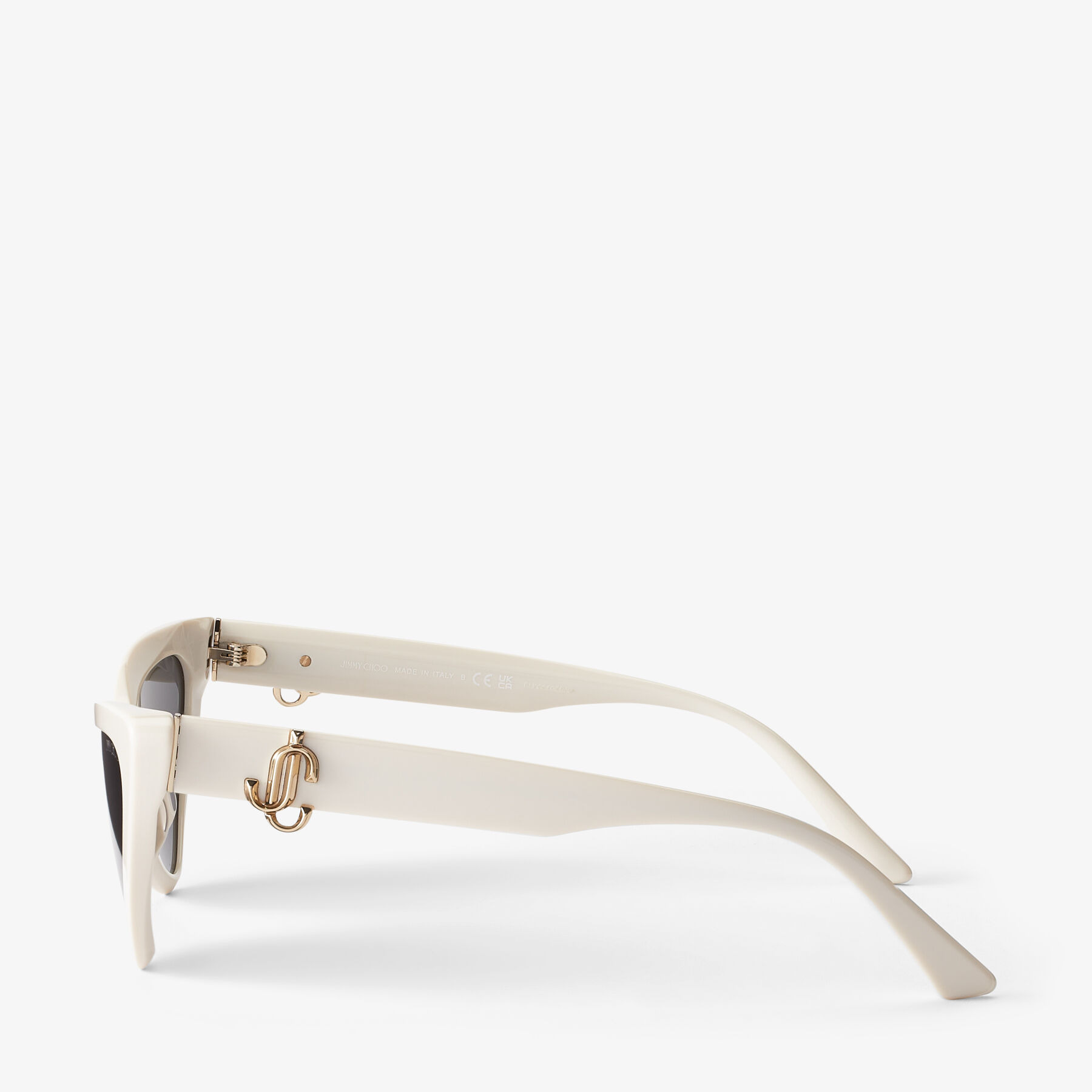Sol
White Cat Eye Sunglasses - 3
