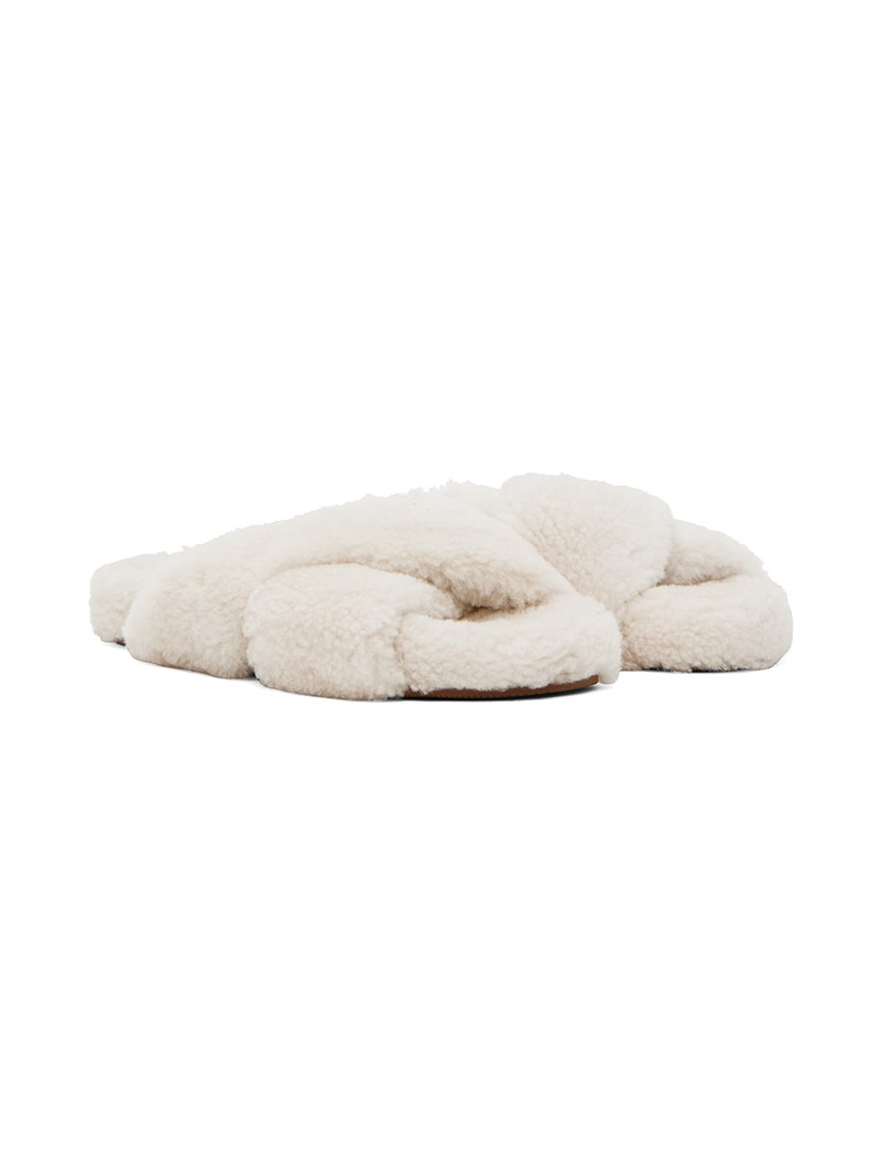 Off-White Curly Merino Mules 4