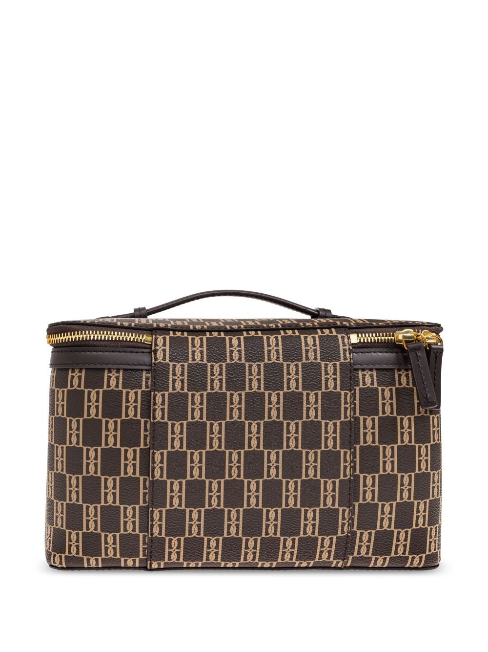 leather make up bag - 2