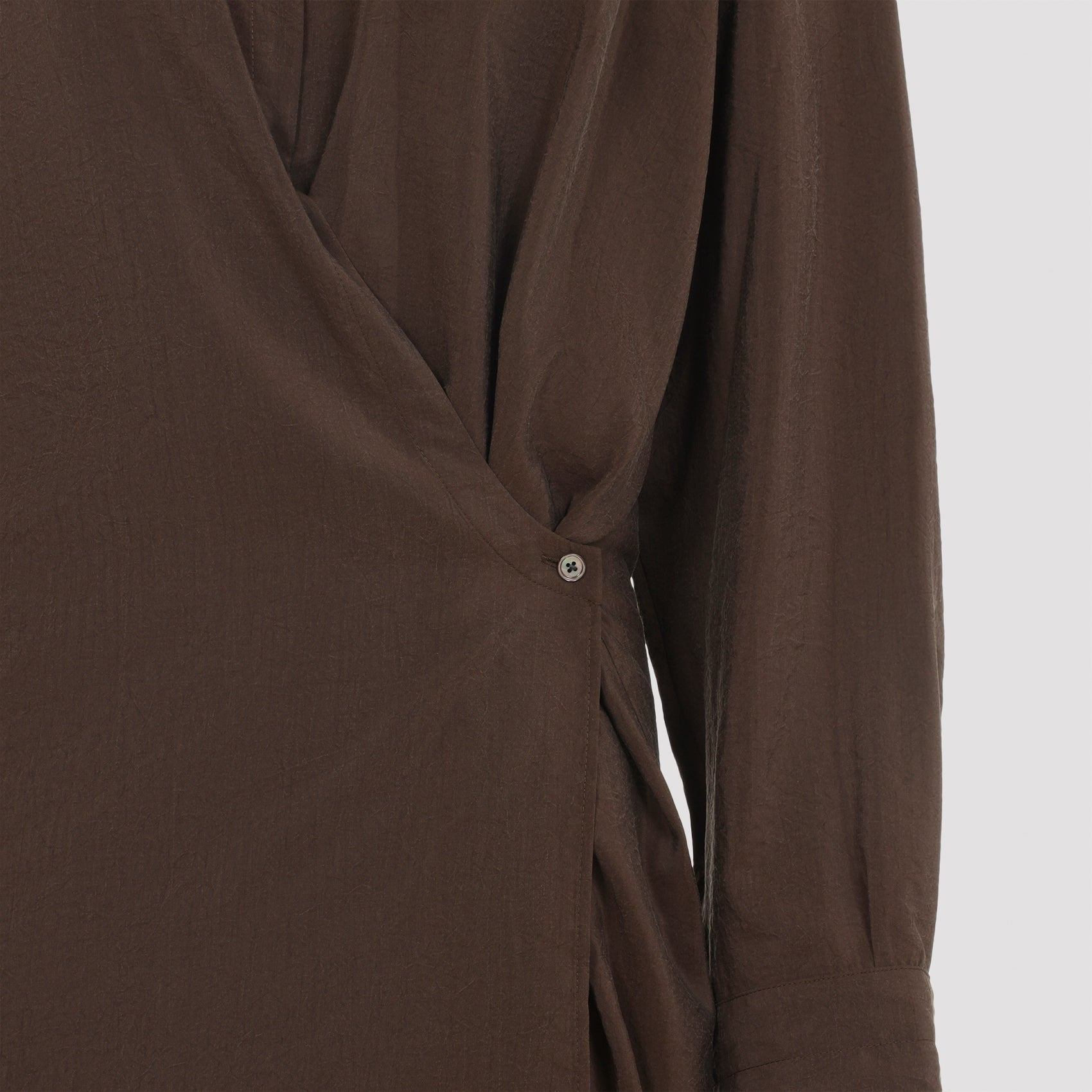 Lemaire Straight Collar Twisted Dress Women - 3