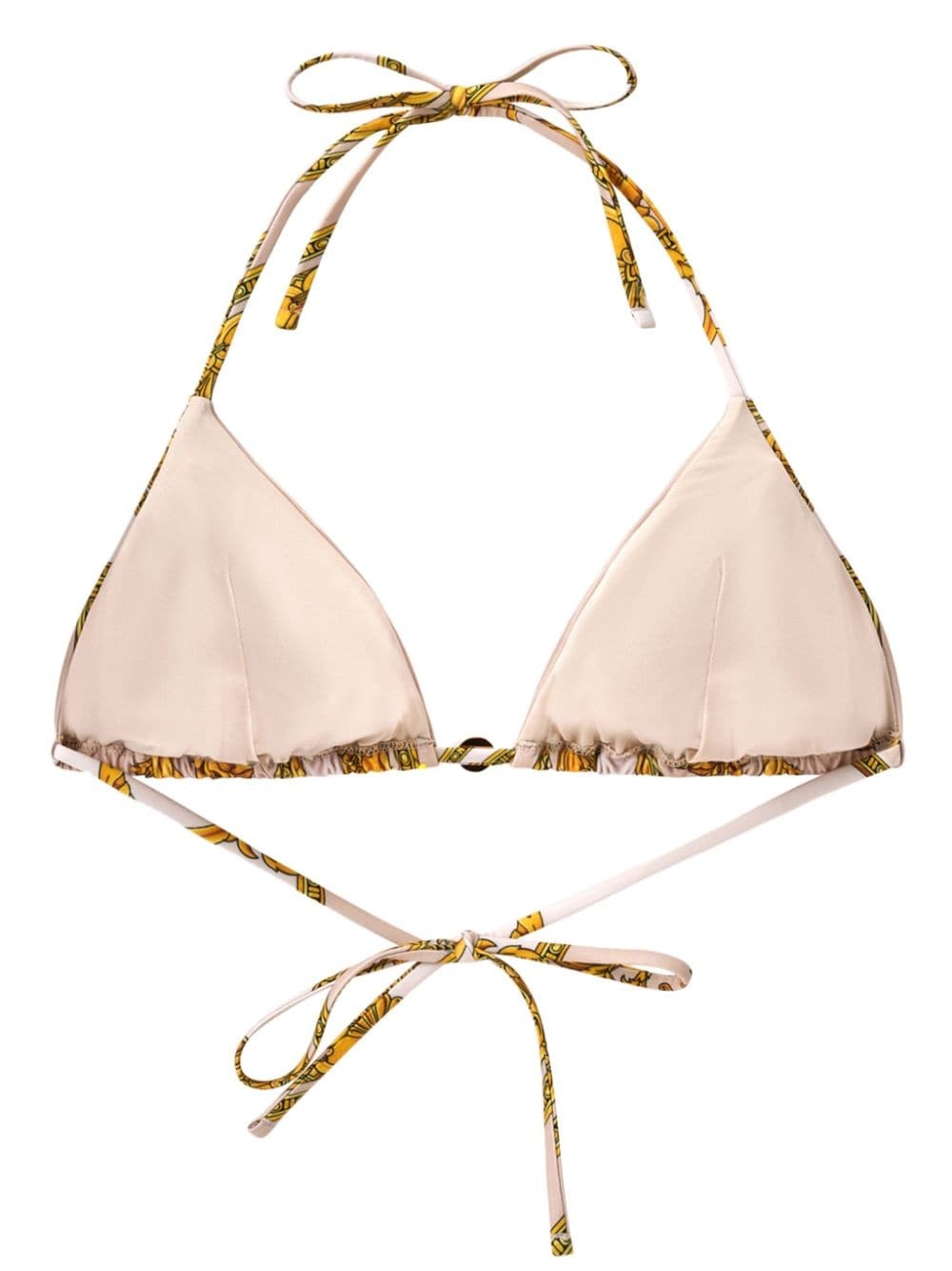 baroque-pattern bikini top - 2