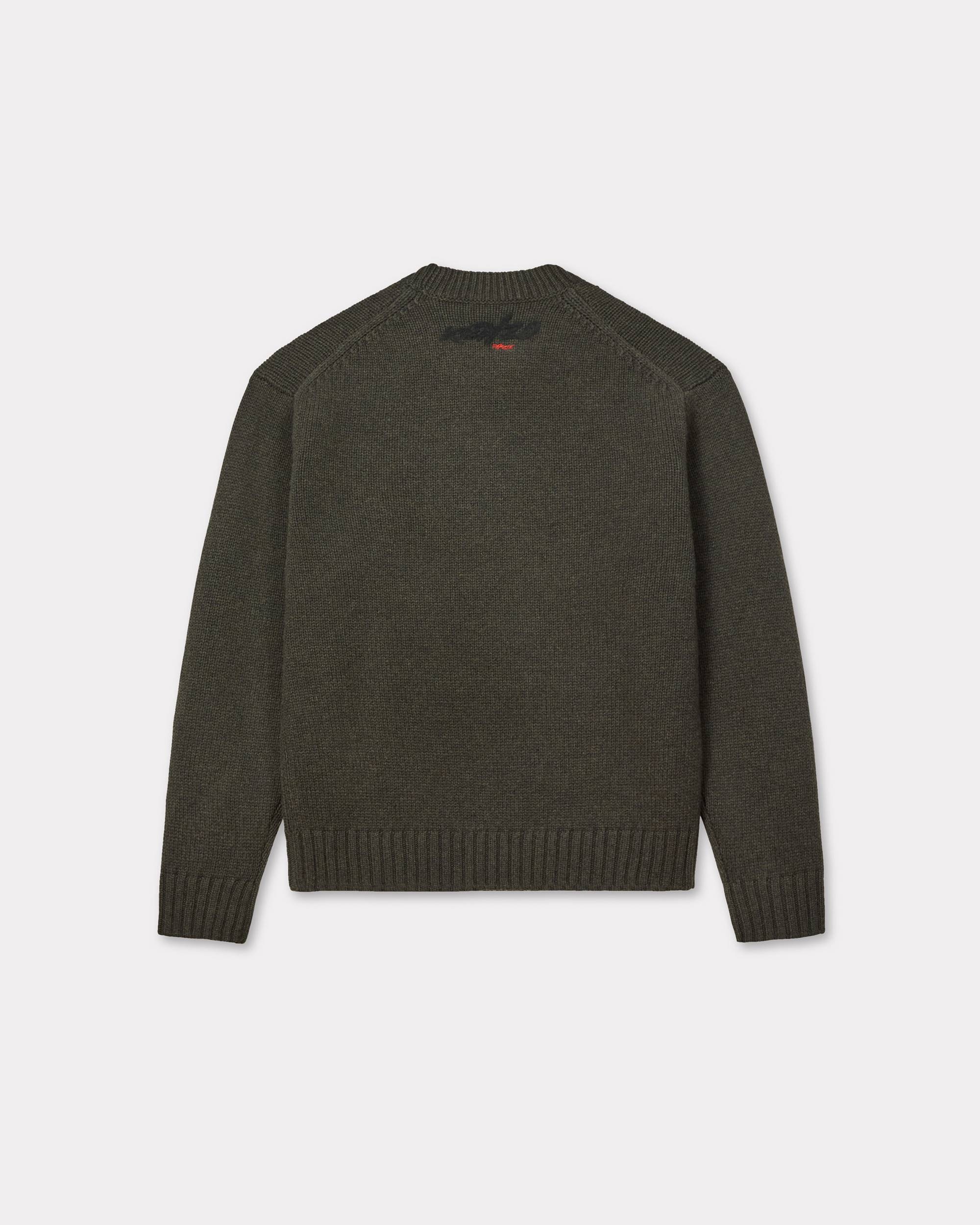 'Kenzo x Futura 2000' embroidered knitted jumper in wool - 2