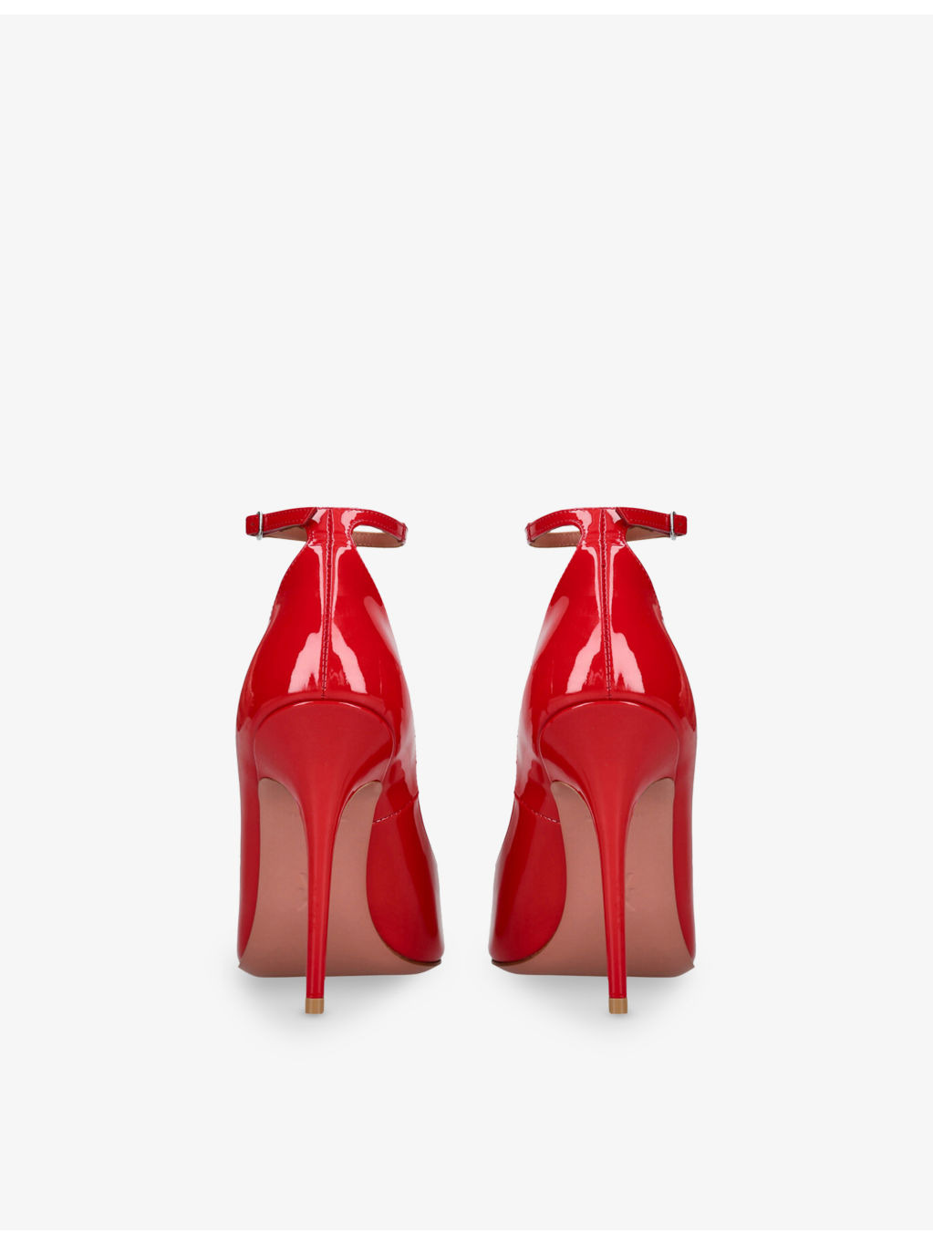 Anok 105 Patent-Leather Heeled Courts - 4