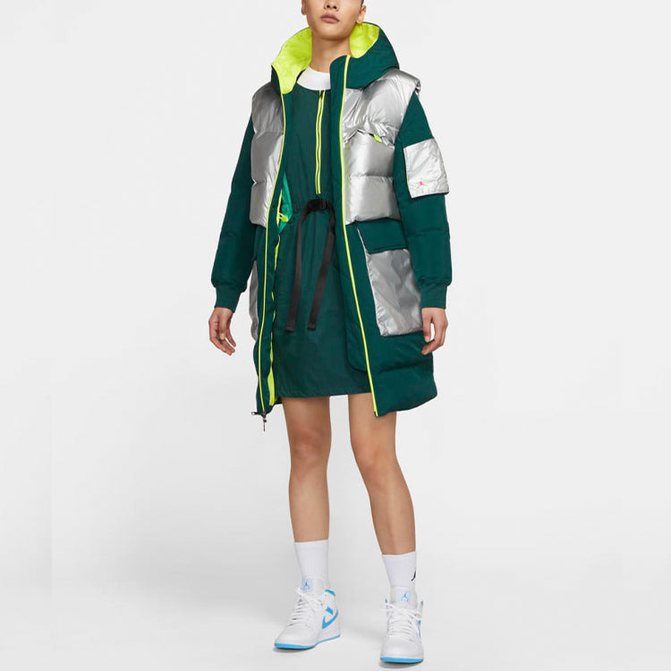 (WMNS) Air Jordan Winter Utility Jacket 'Green' CV2561-300 - 3