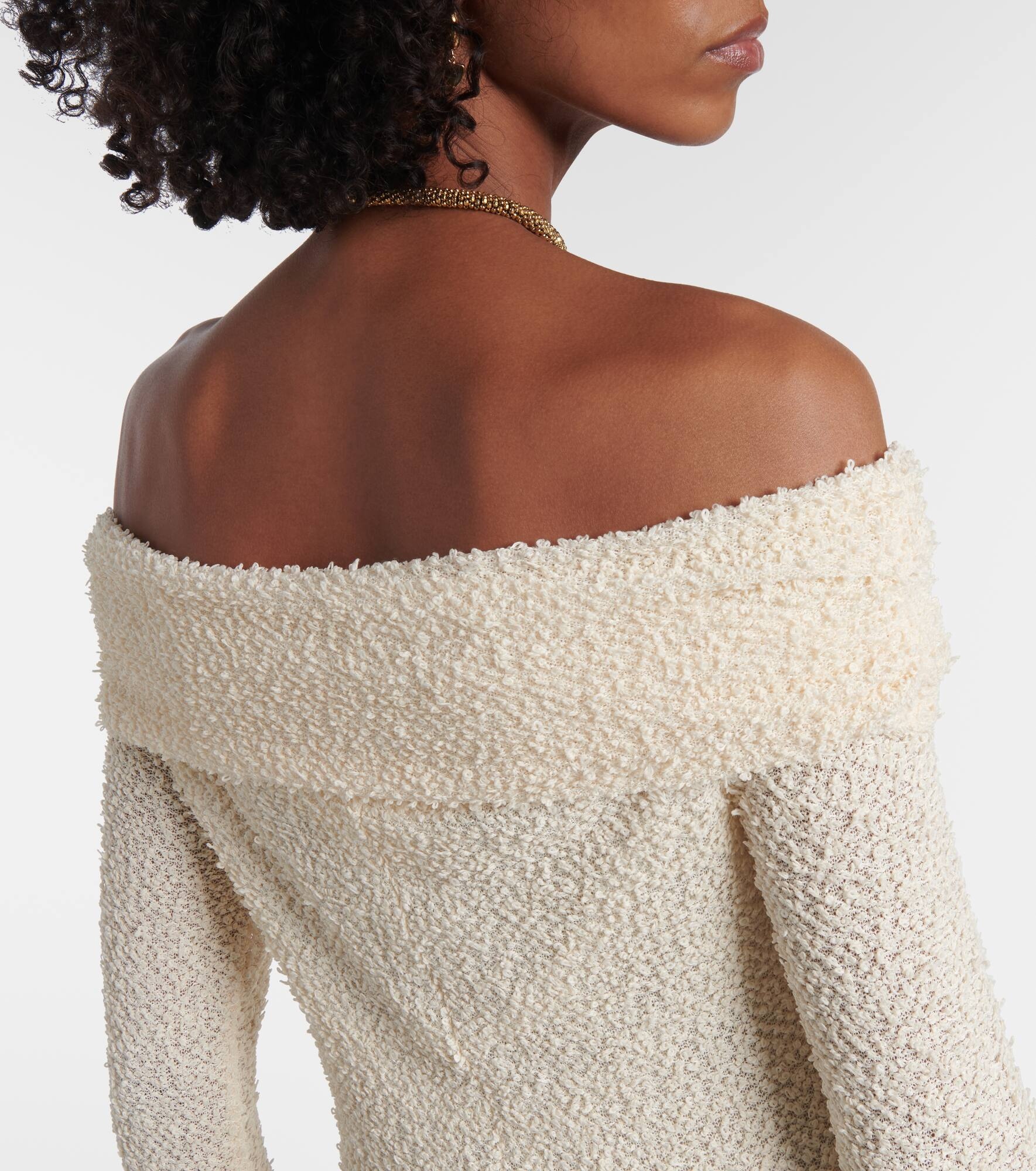 Ormany jersey bouclé maxi dress - 6