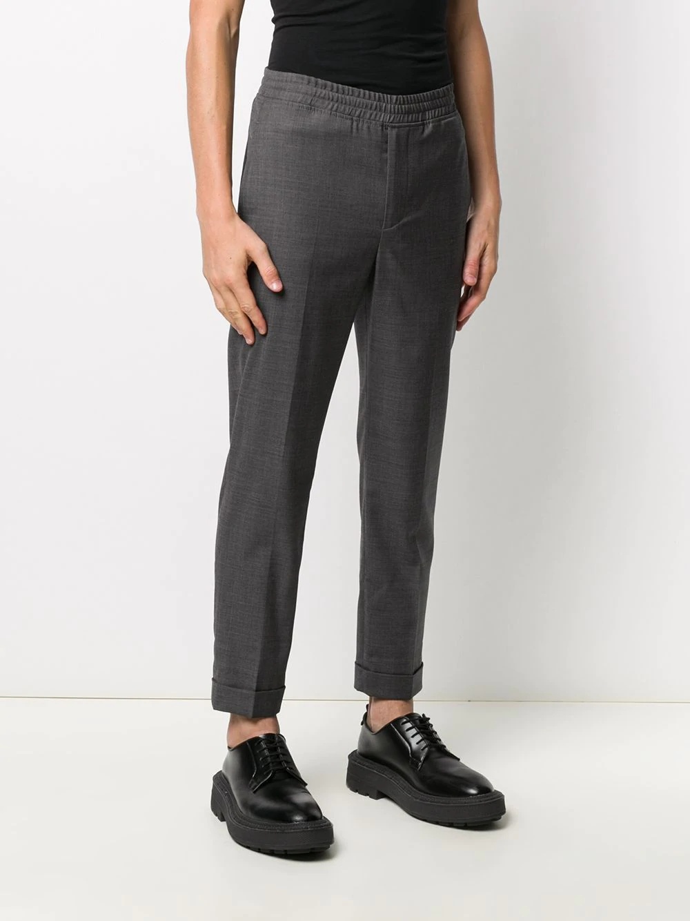 slim-fit tailored trousers - 3