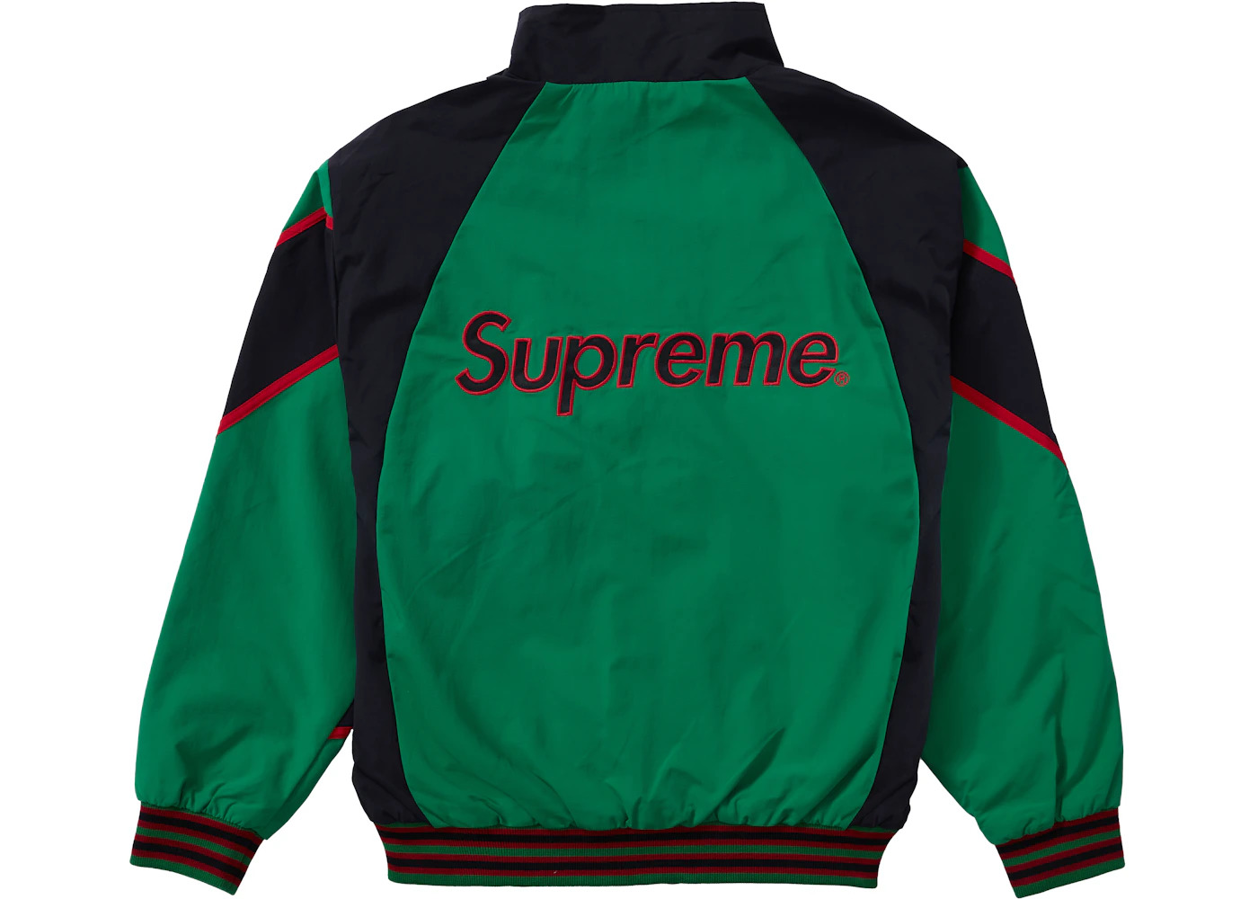 Supreme x New York Yankees Track Jacket Green - 2