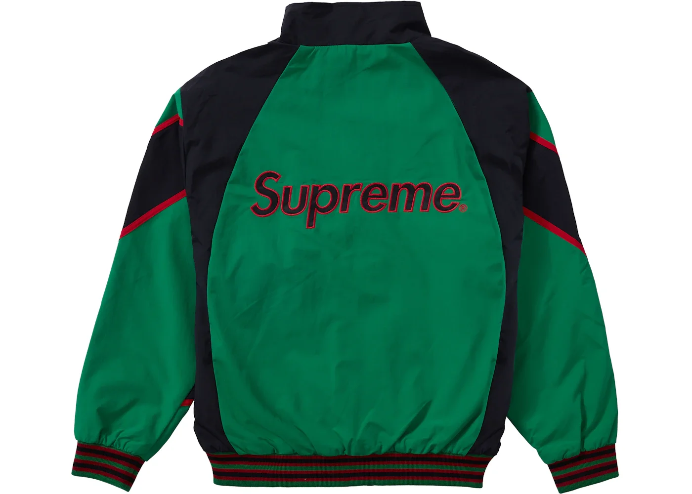 Supreme Supreme x New York Yankees Track Jacket Green | REVERSIBLE