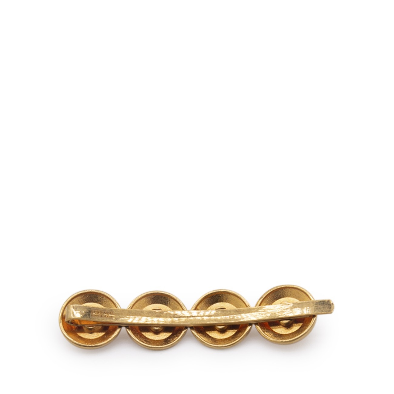 tribute gold metal medusa hair clip - 2