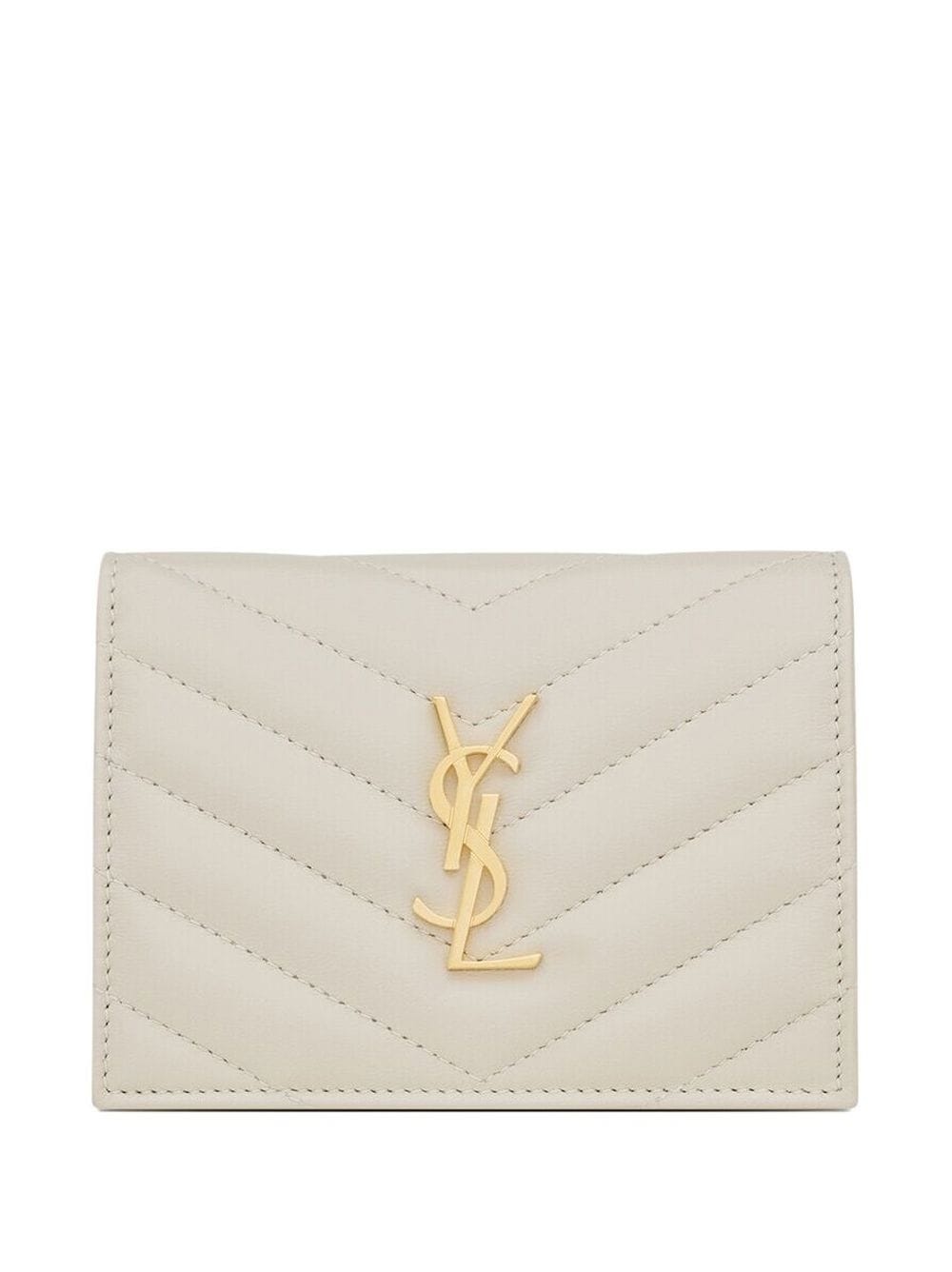 monogram-logo card holder - 1