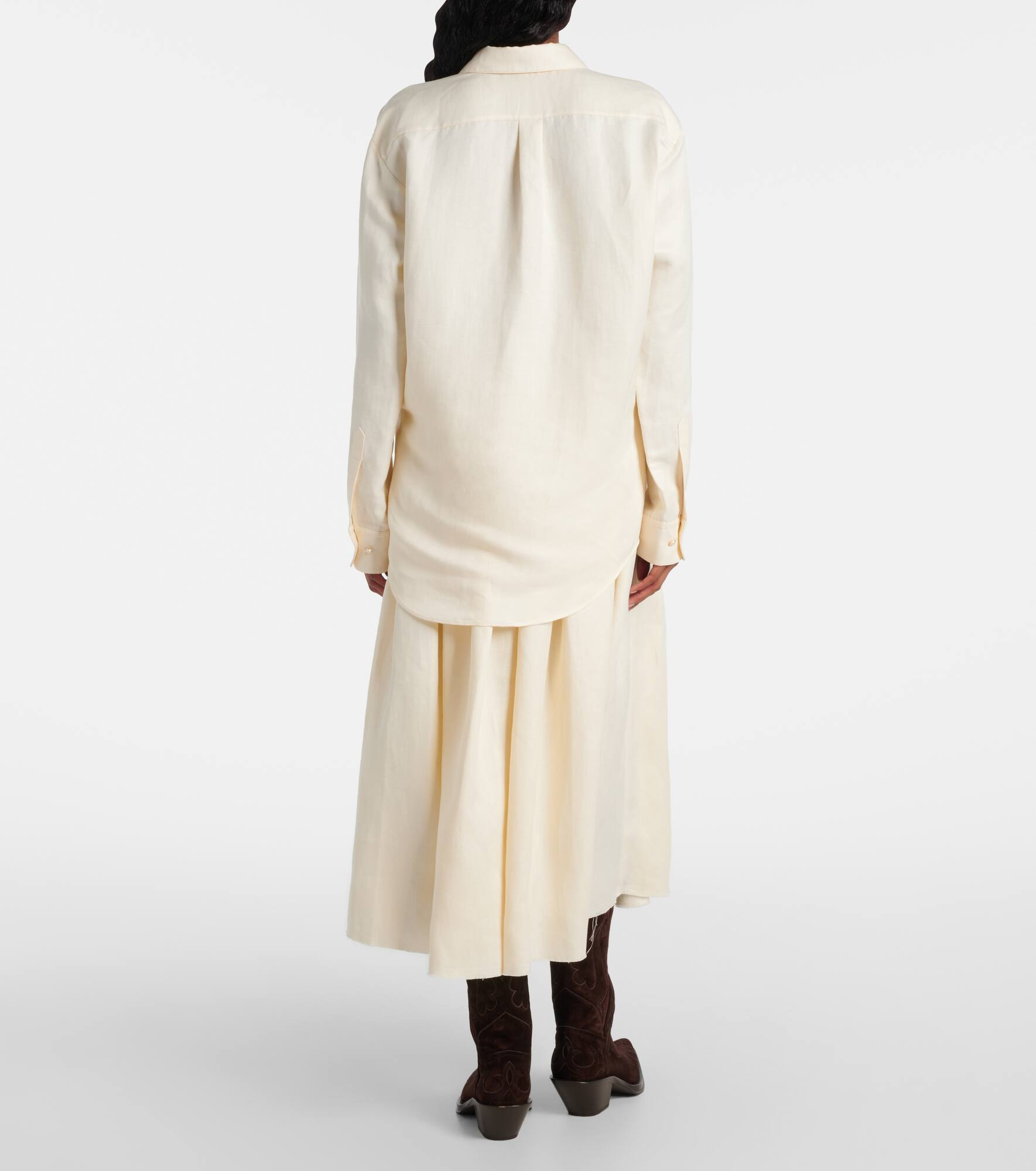 Ferrara linen and silk shirt - 3