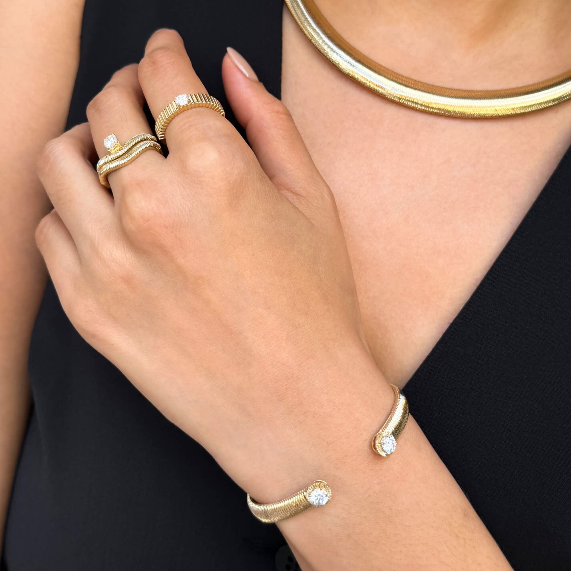 LAB-Created Diamond Bowie Bracelet - 6