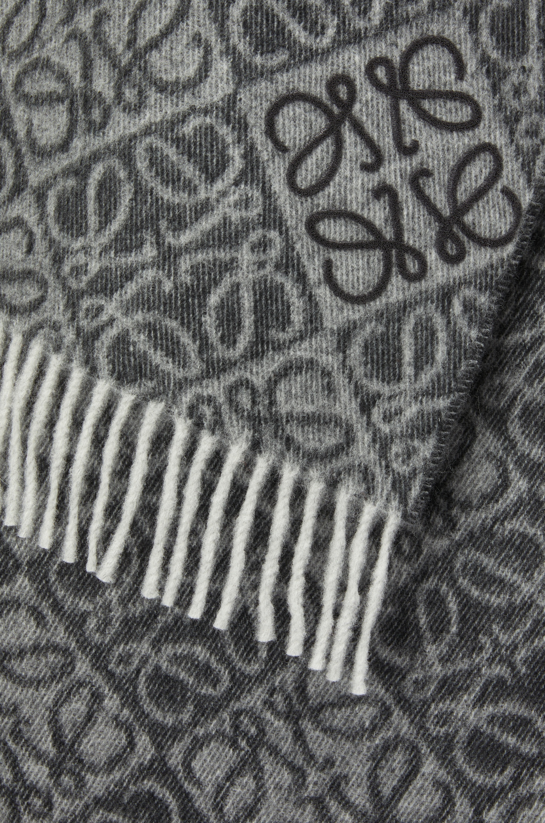 Anagram scarf in wool and cashmere - 4
