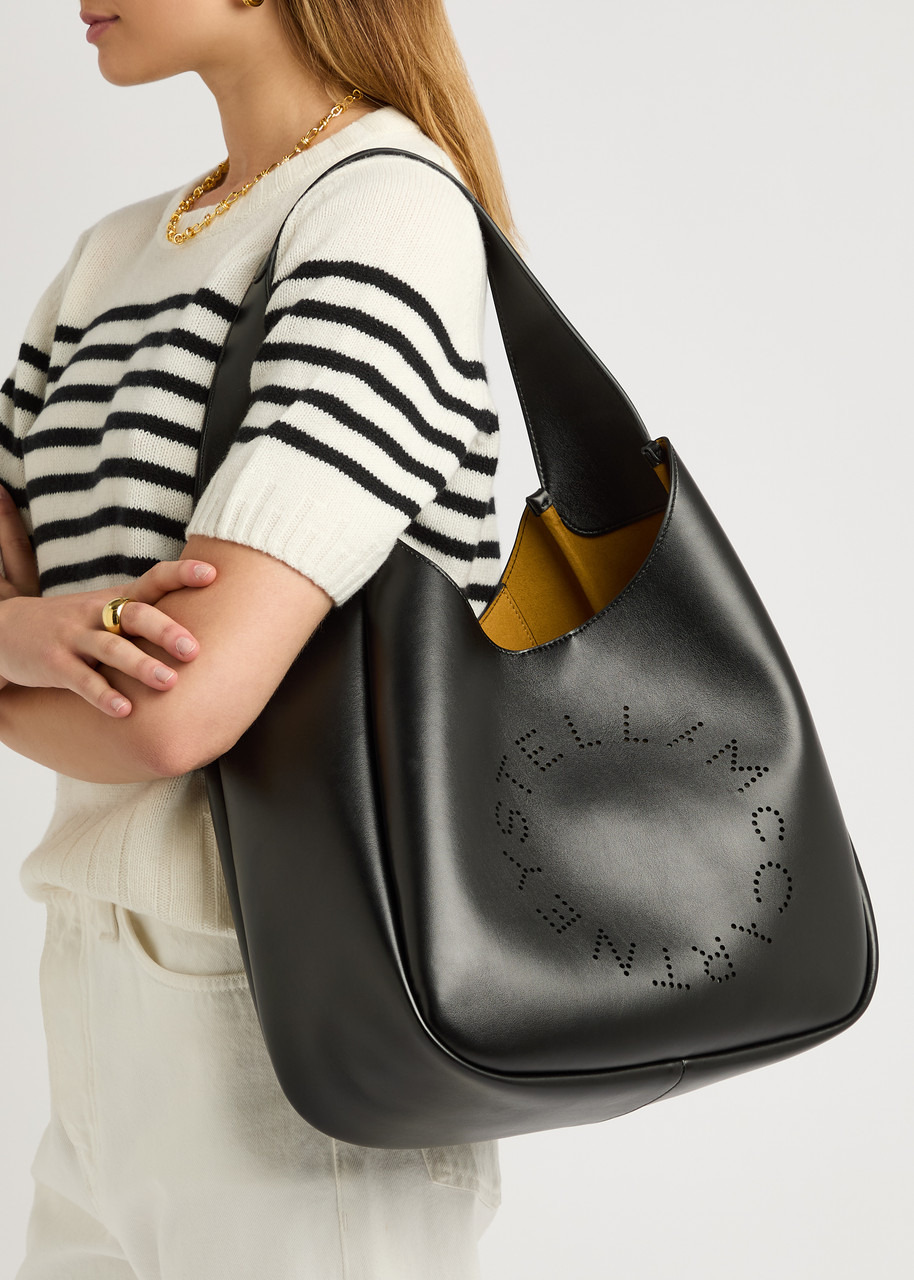 Stella Logo faux leather shoulder bag - 5