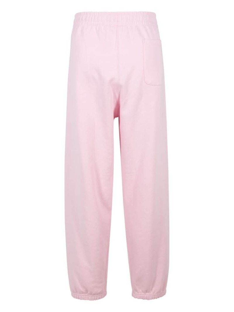 Supreme satin logo-appliquÃ© track pants outlook