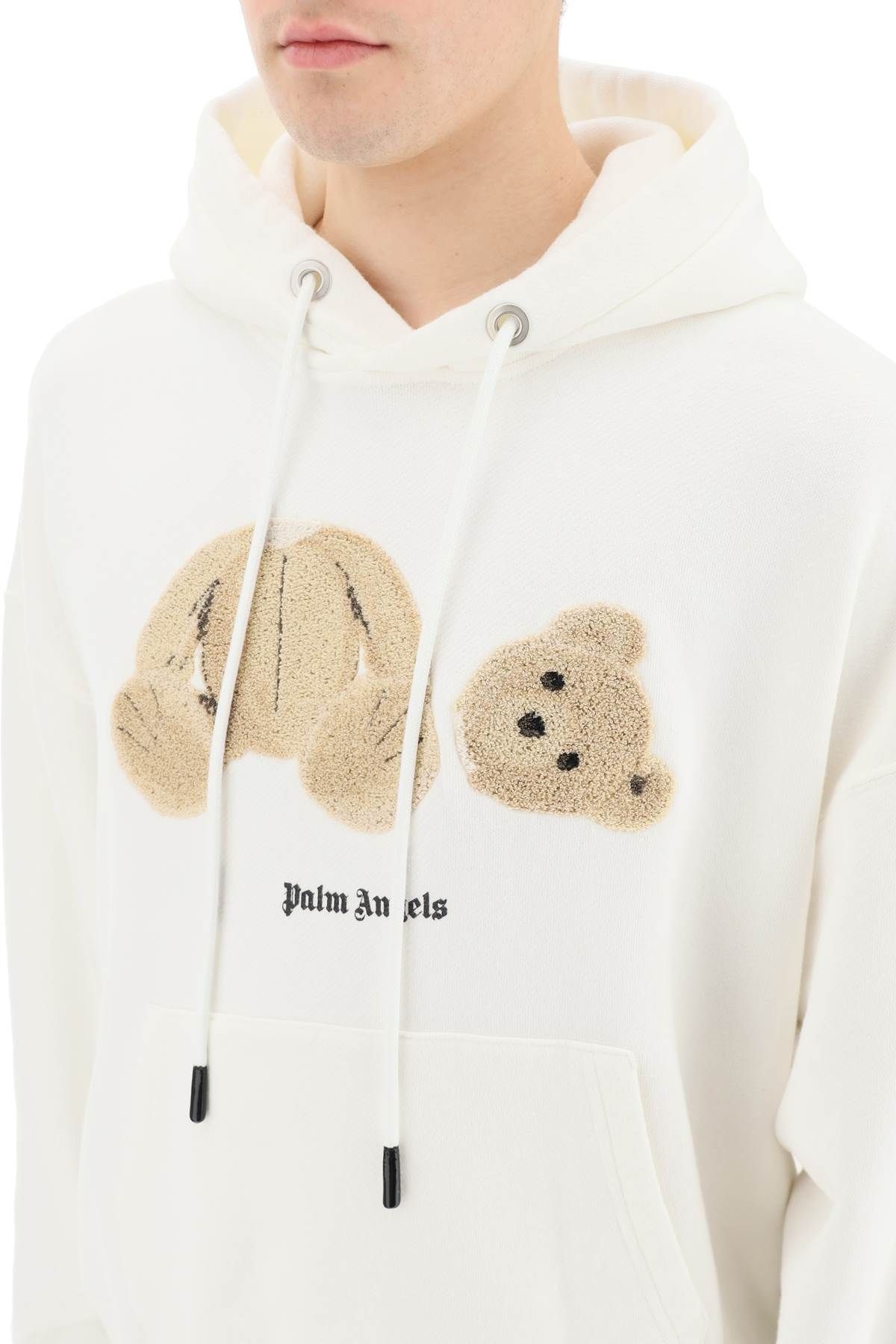 BEAR EMBROIDERY HOODIE - 5