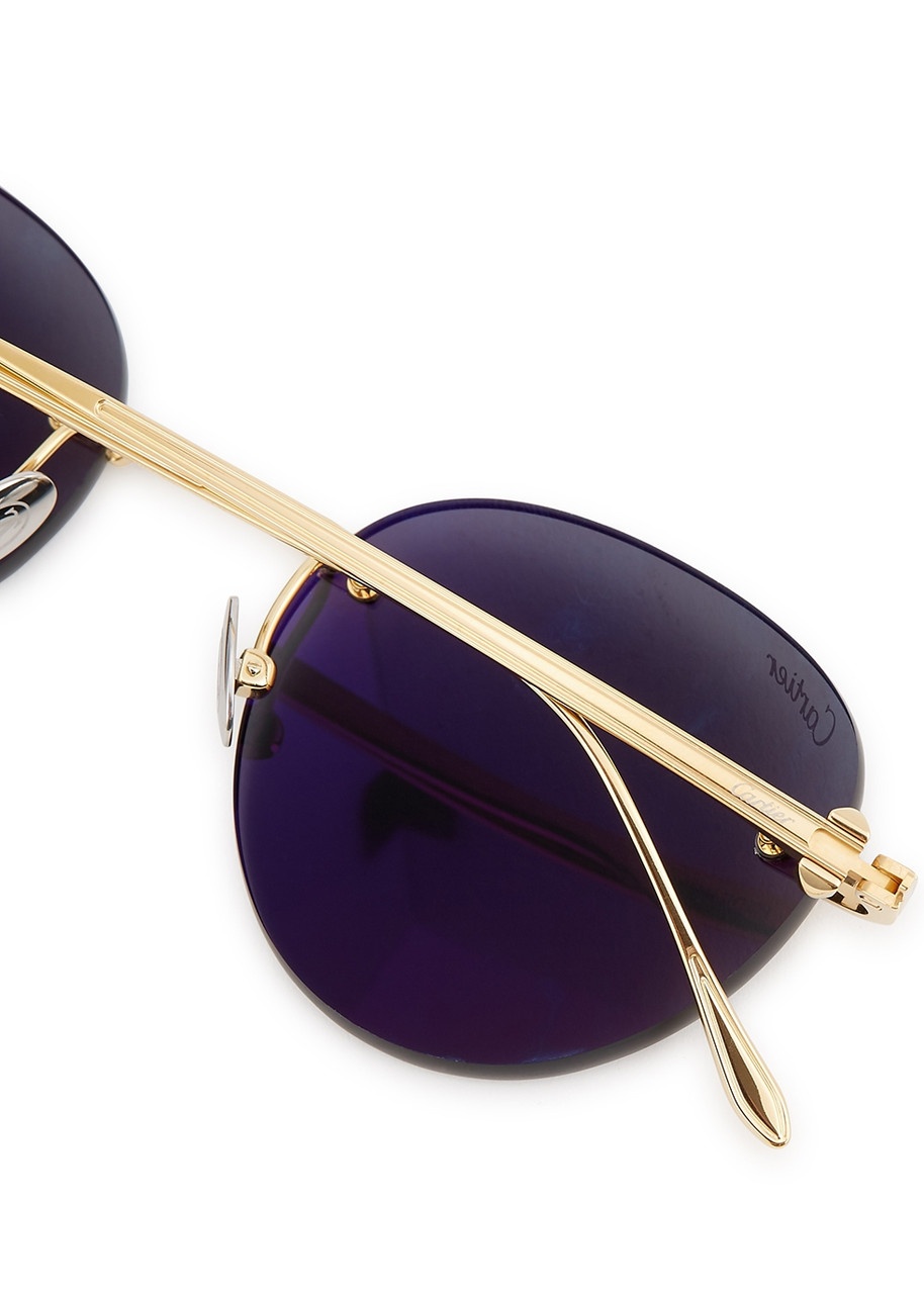 Cartier Pasha De Cartier Gold-tone Titanium Sunglasses, Sunglasses - 3