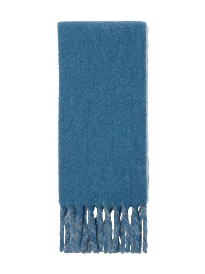 Burberry logo-intarsia reversible scarf outlook