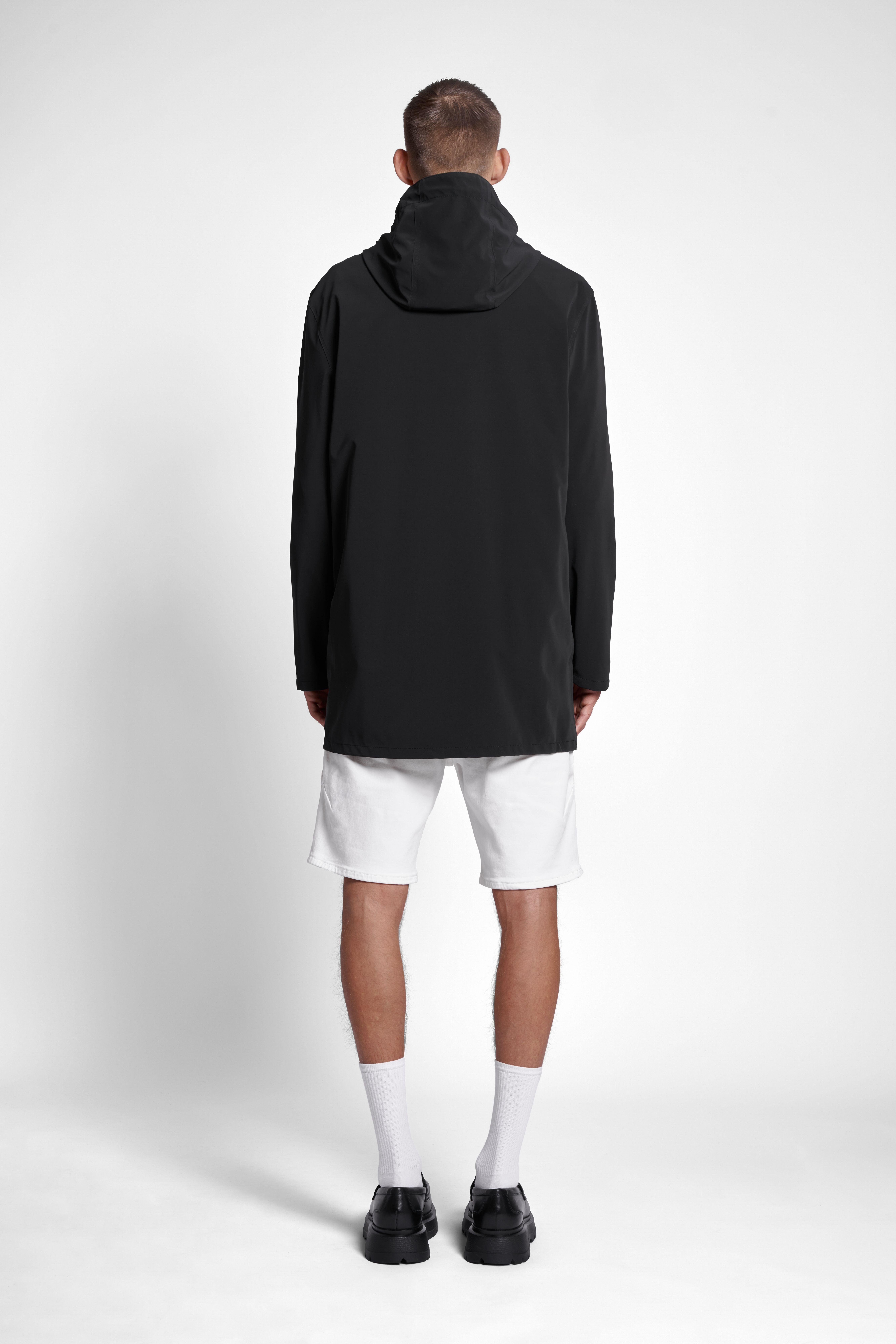 Stockholm Lightweight Matte Raincoat Black - 4