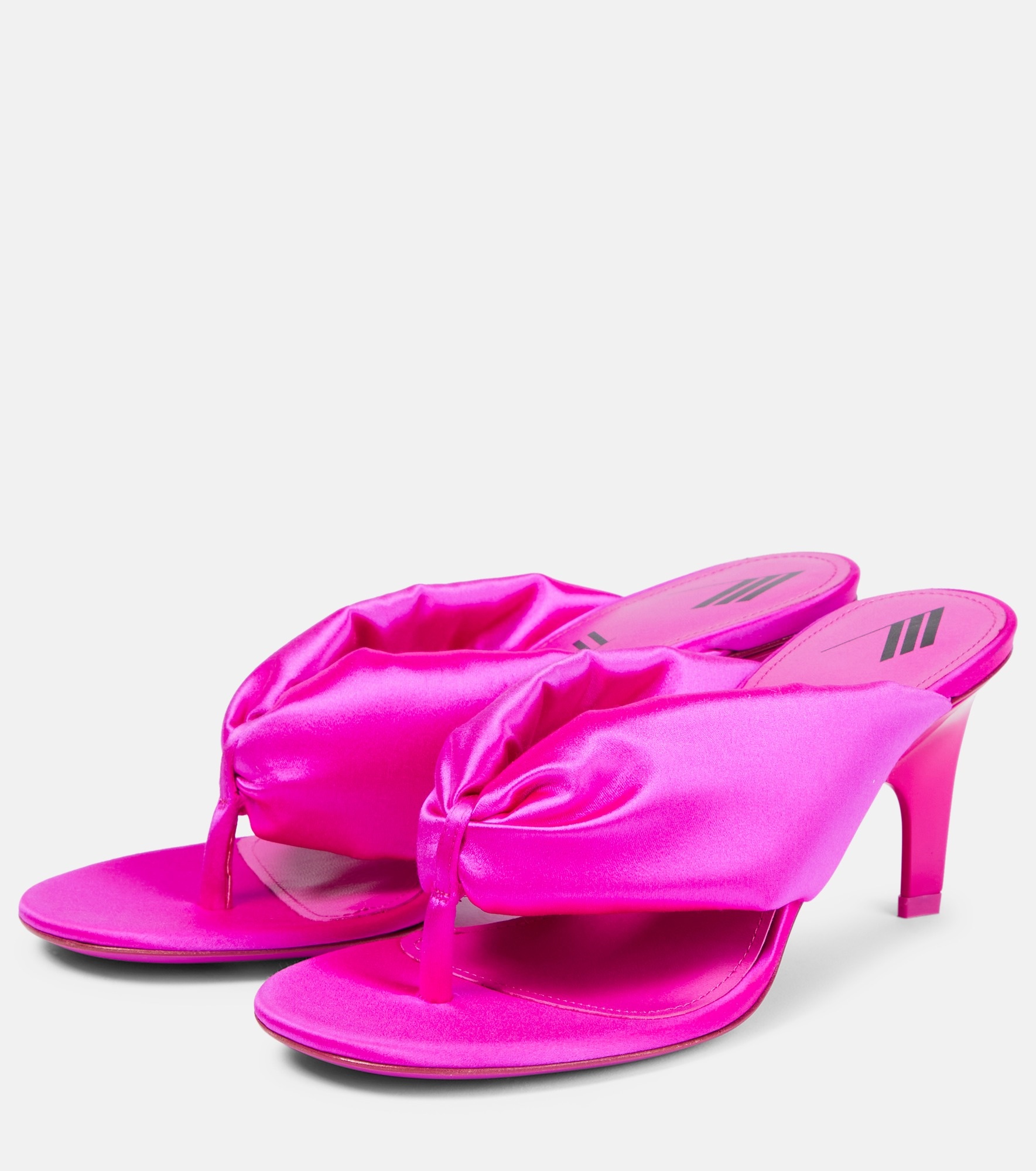 Rem satin thong sandals - 5