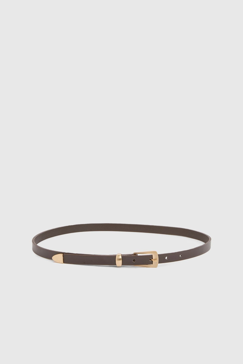 Skinny Leather Belt 1