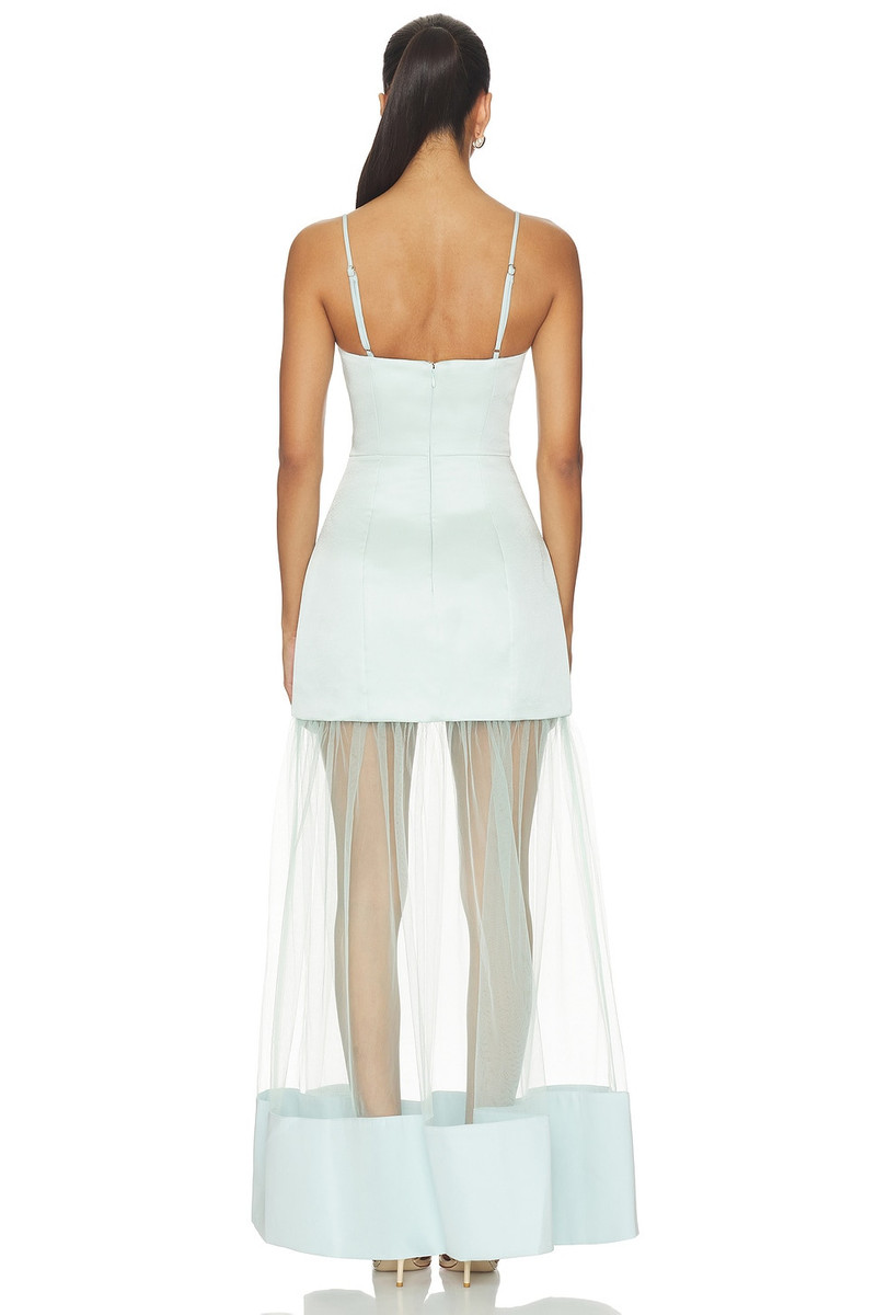 ELLIATT Marcella Strapless Gown in Seafoam outlook