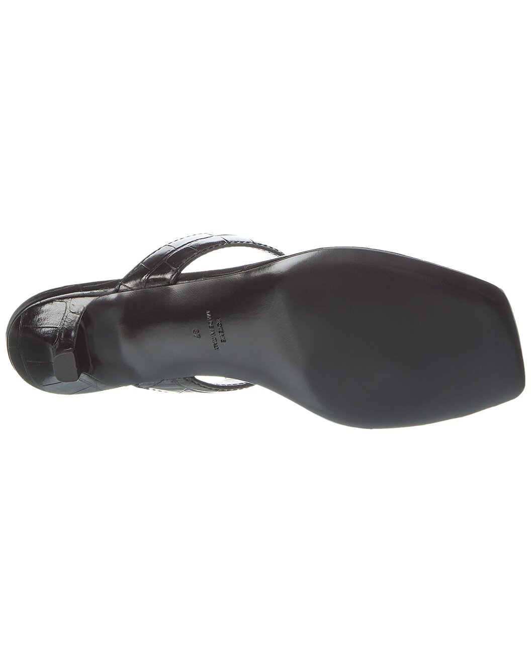 TOTEME Croc-Embossed Leather Sandal - 4