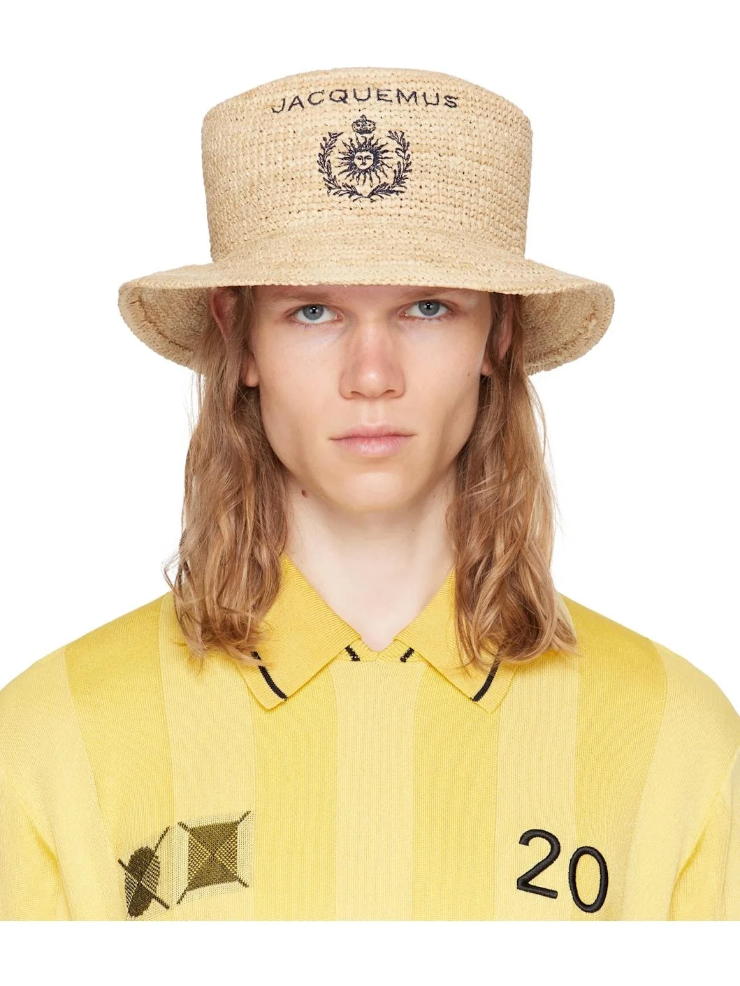 Beige 'Le bob Pesco' Bucket Hat - 1