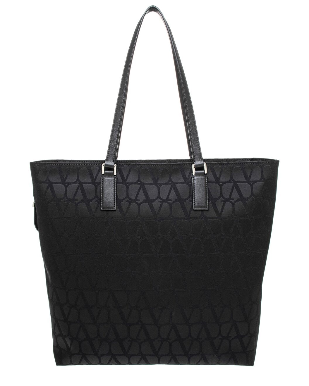 Valentino Toile Iconographe Leather-Trim Tote - 1