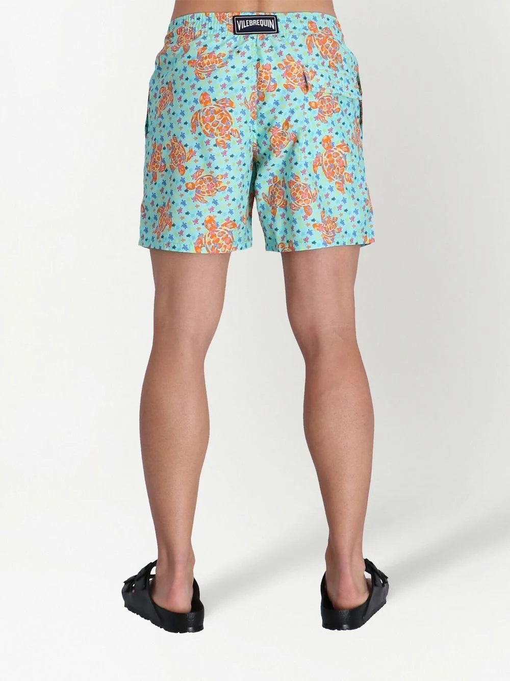 turtle-print swimming shorts - 4