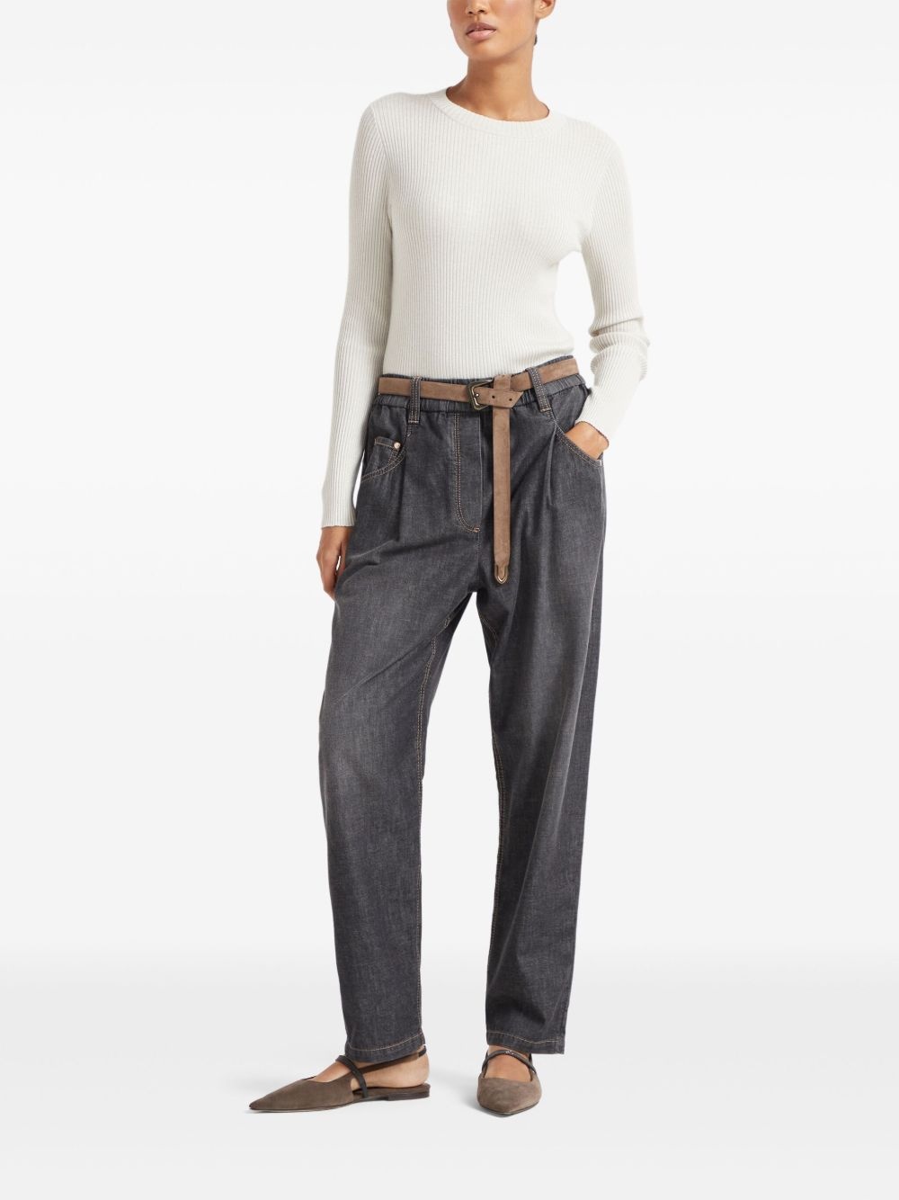 tapered jeans - 2