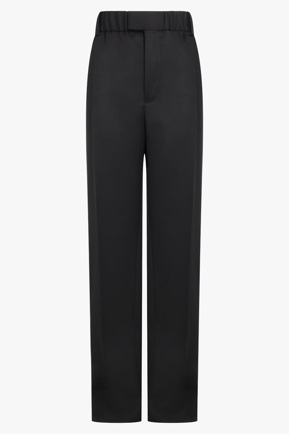 ELASTIC WAIST TROUSER | BLACK - 1