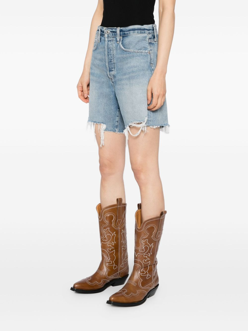 Marlow denim shorts - 3