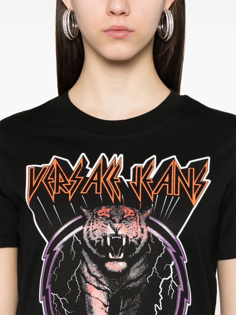 logo-print T-shirt - 5