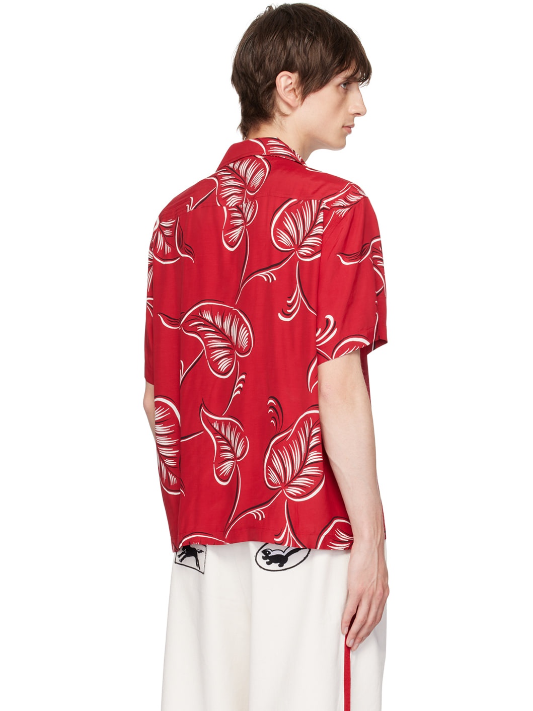 Red Creeping Begonia Shirt - 3