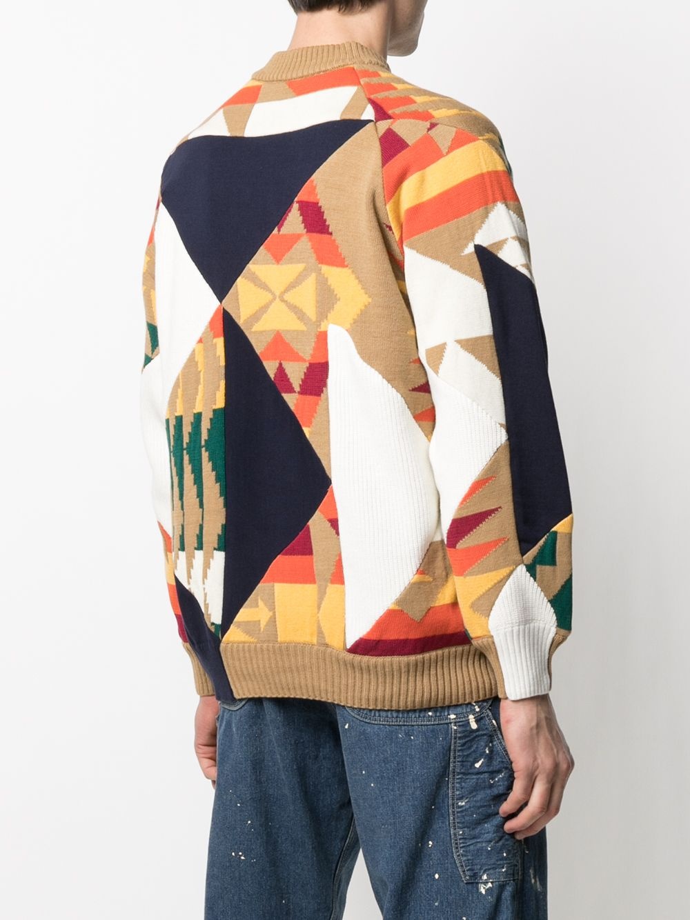 chevron pattern jumper - 3