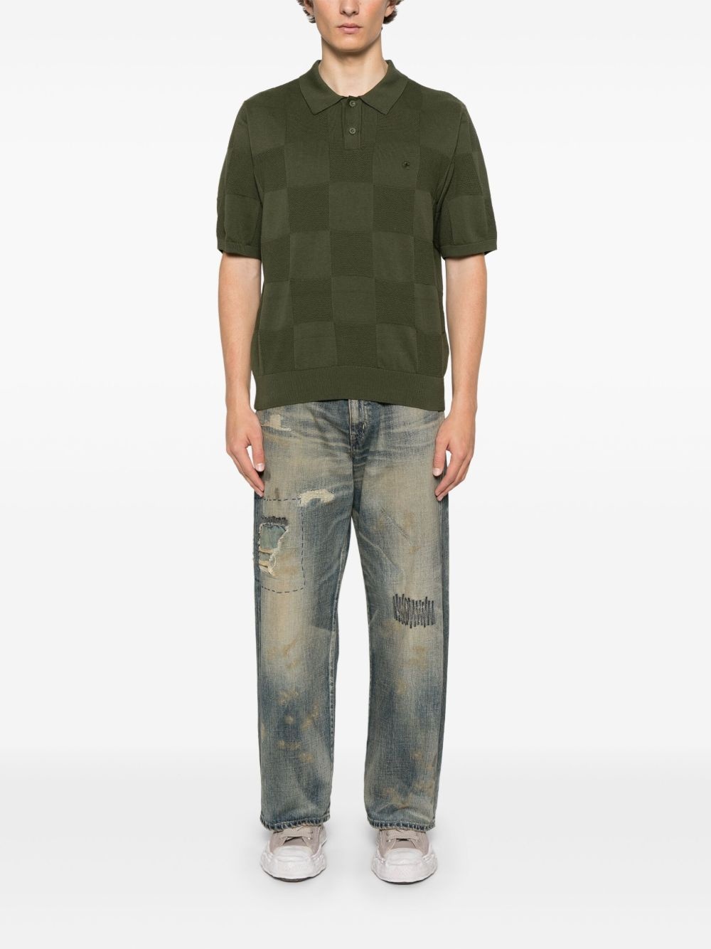 Checker polo shirt - 2