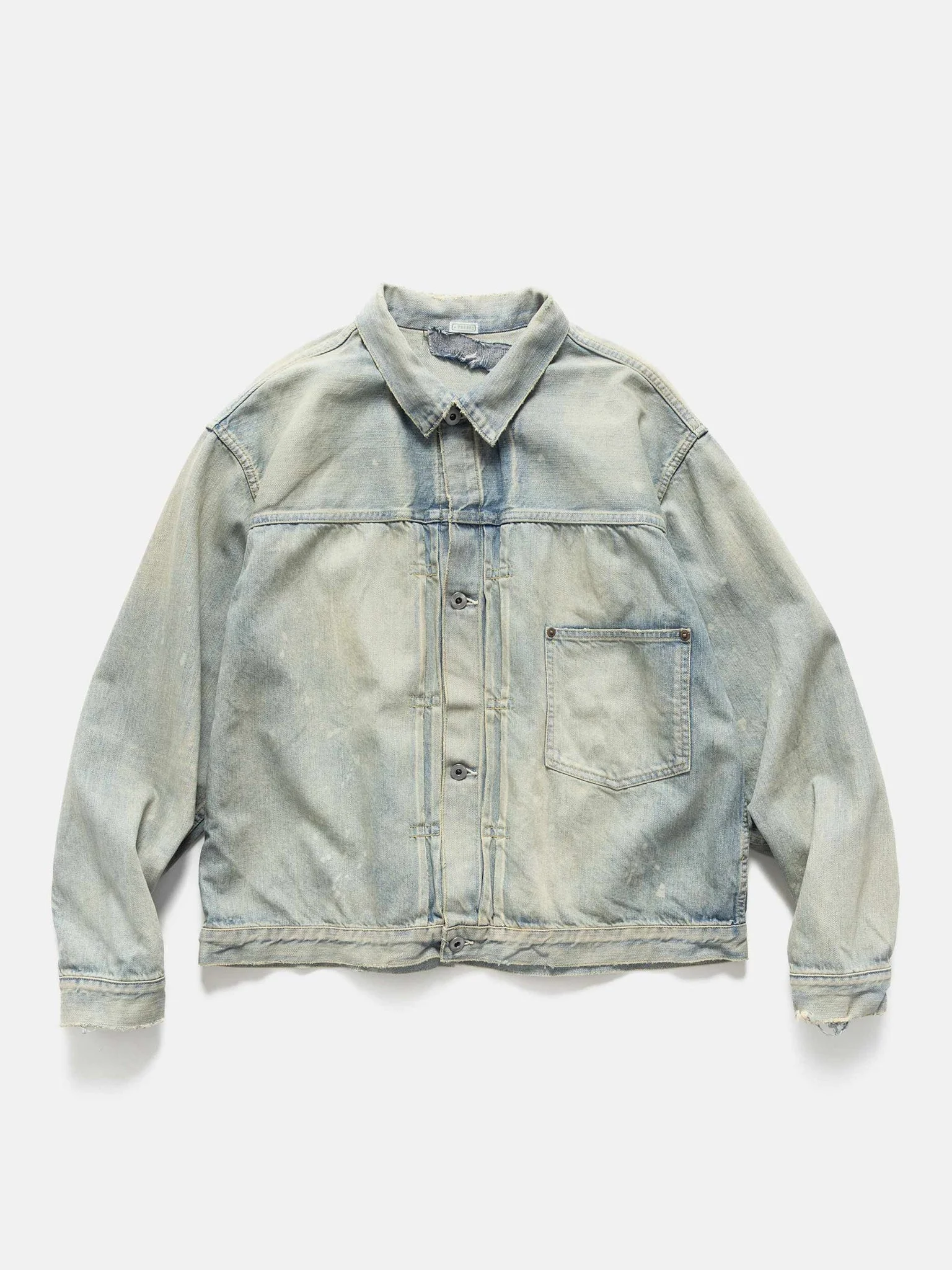 1st Type Denim Jacket Bleach - 1
