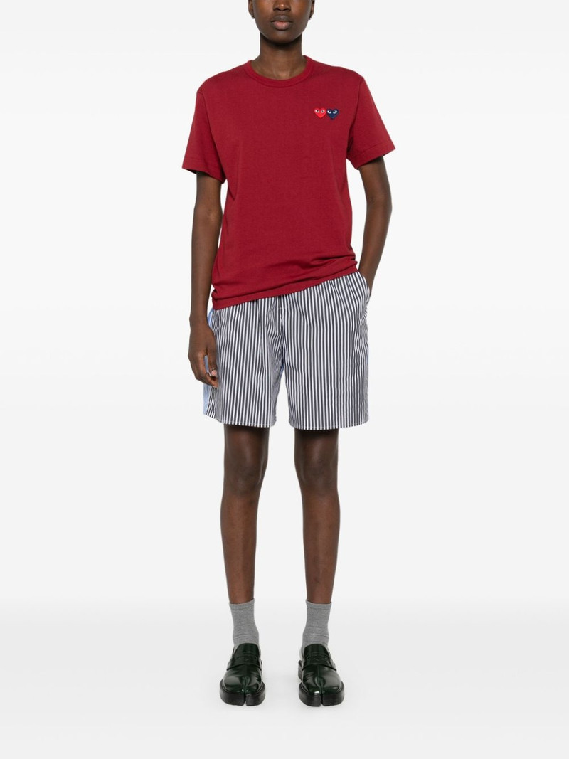 Comme des Garçons PLAY heart-patch cotton T-shirt outlook